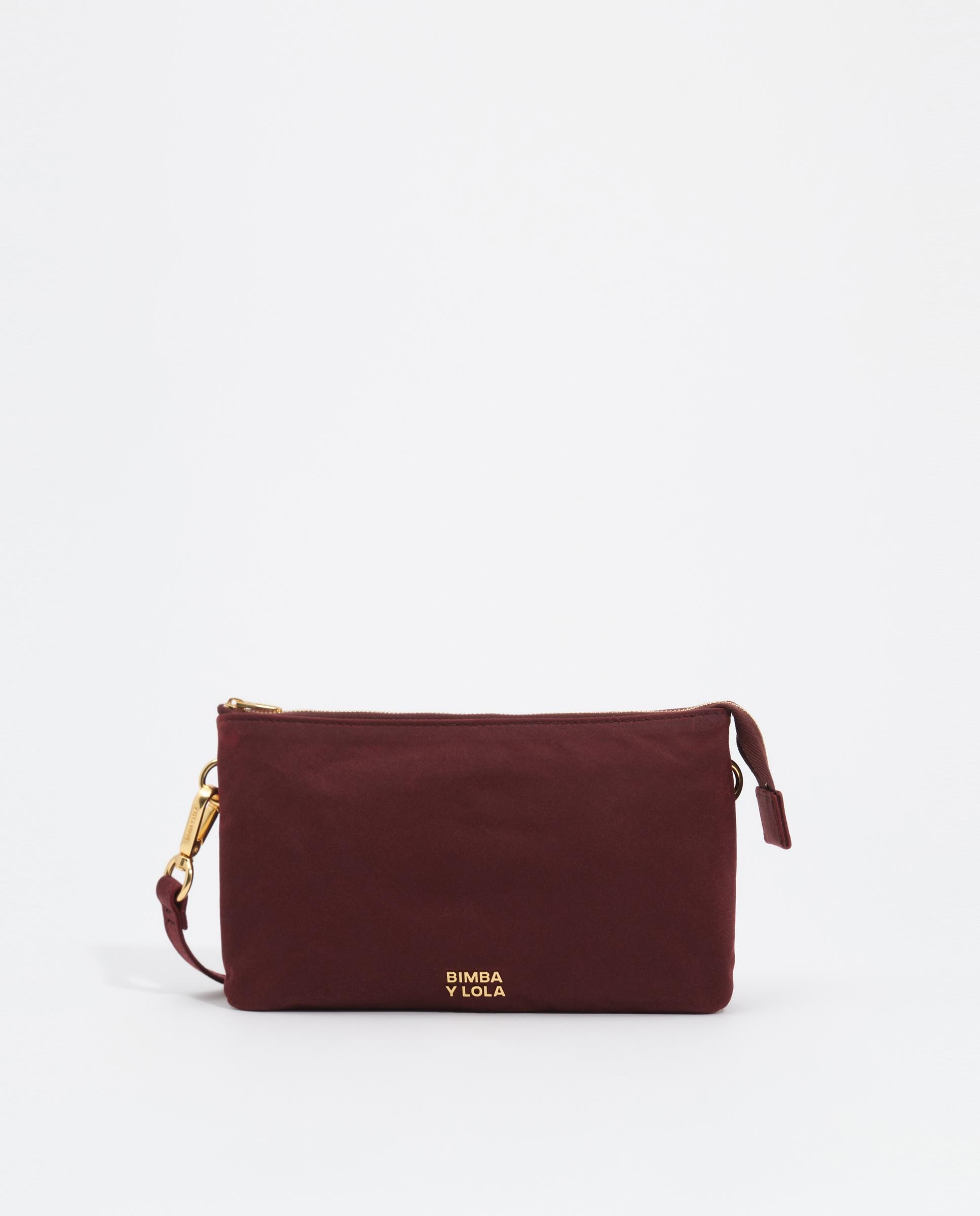 Bolso de mano chihuahua pequeño encerado - Bimba y Lola - Burdeos Burdeos-1