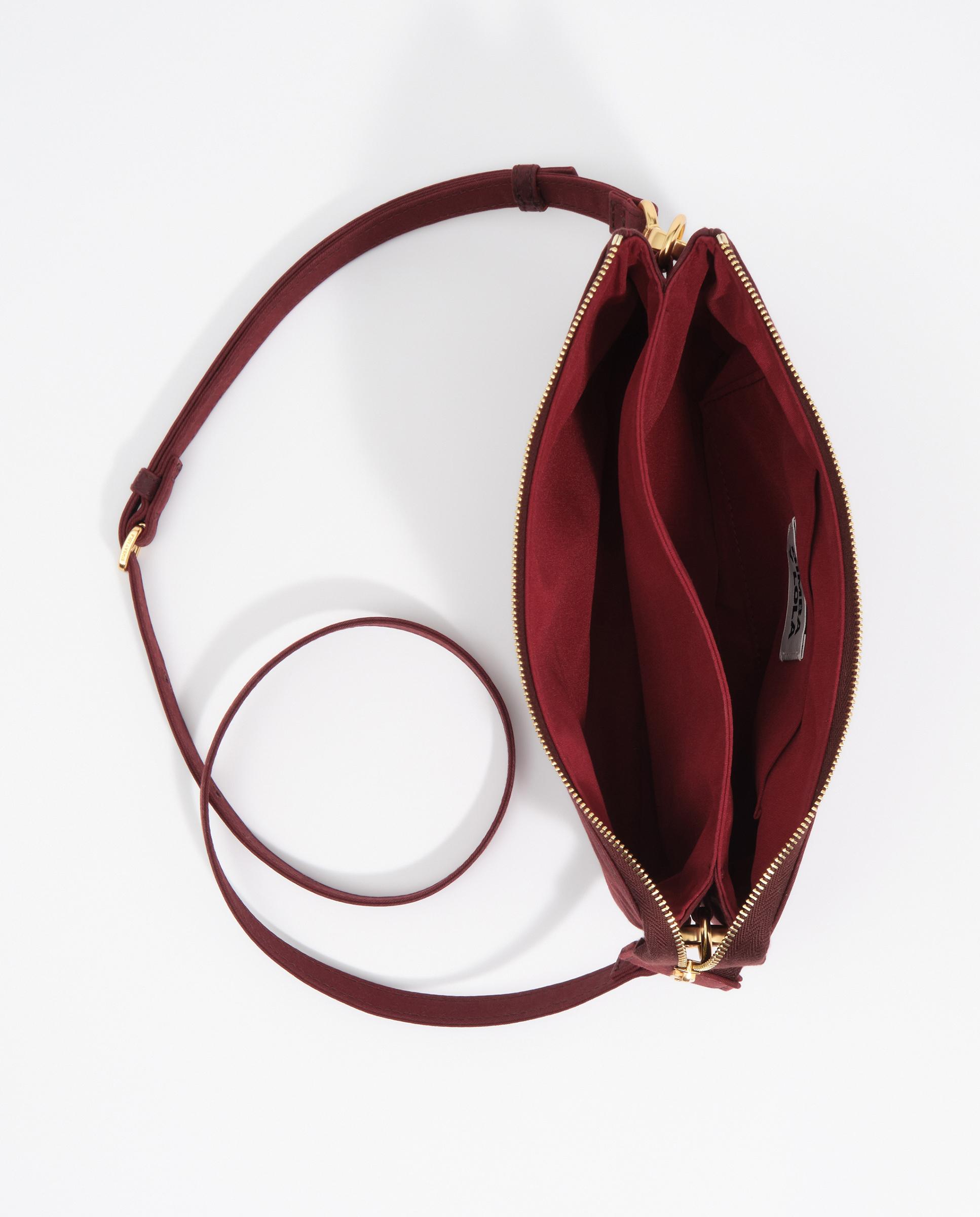 Bolso de mano chihuahua pequeño encerado - Bimba y Lola - Burdeos Burdeos-2