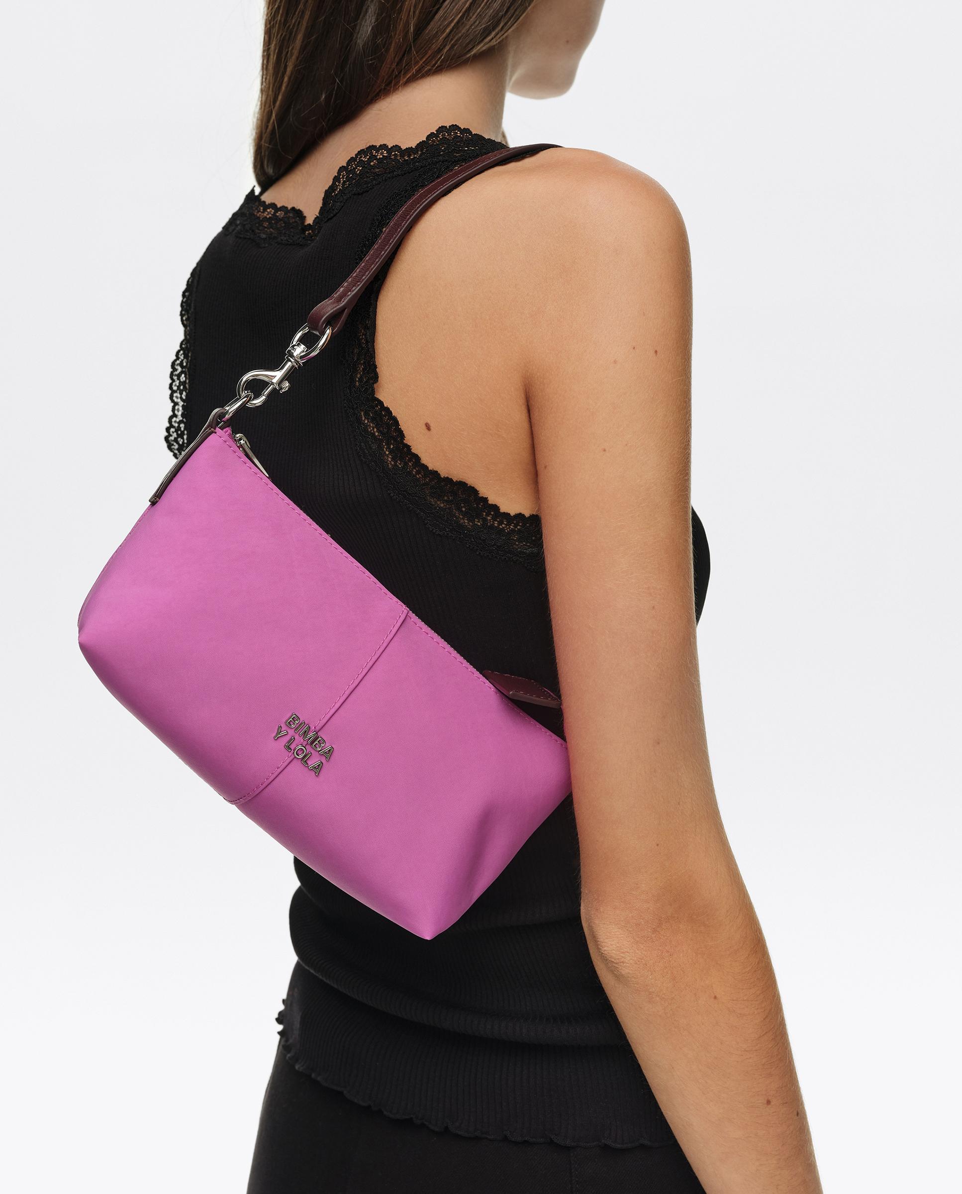 Bandolera de mujer bandolera pequeño nylon - Bimba y Lola - Rosa Rosa-2