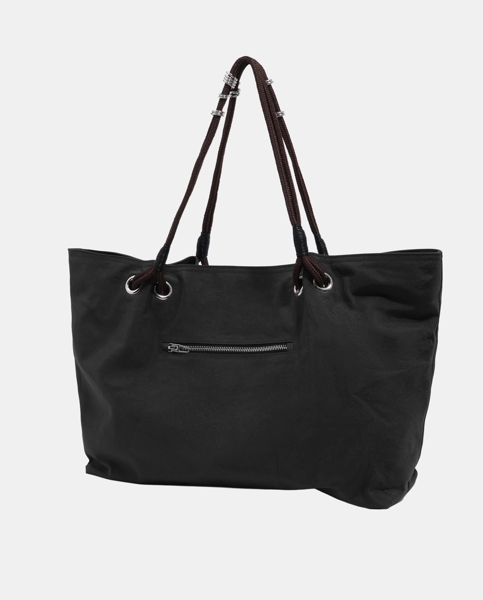 Bolso de hombro de mujer shopper maxi - Bimba y Lola - Negro Negro-5