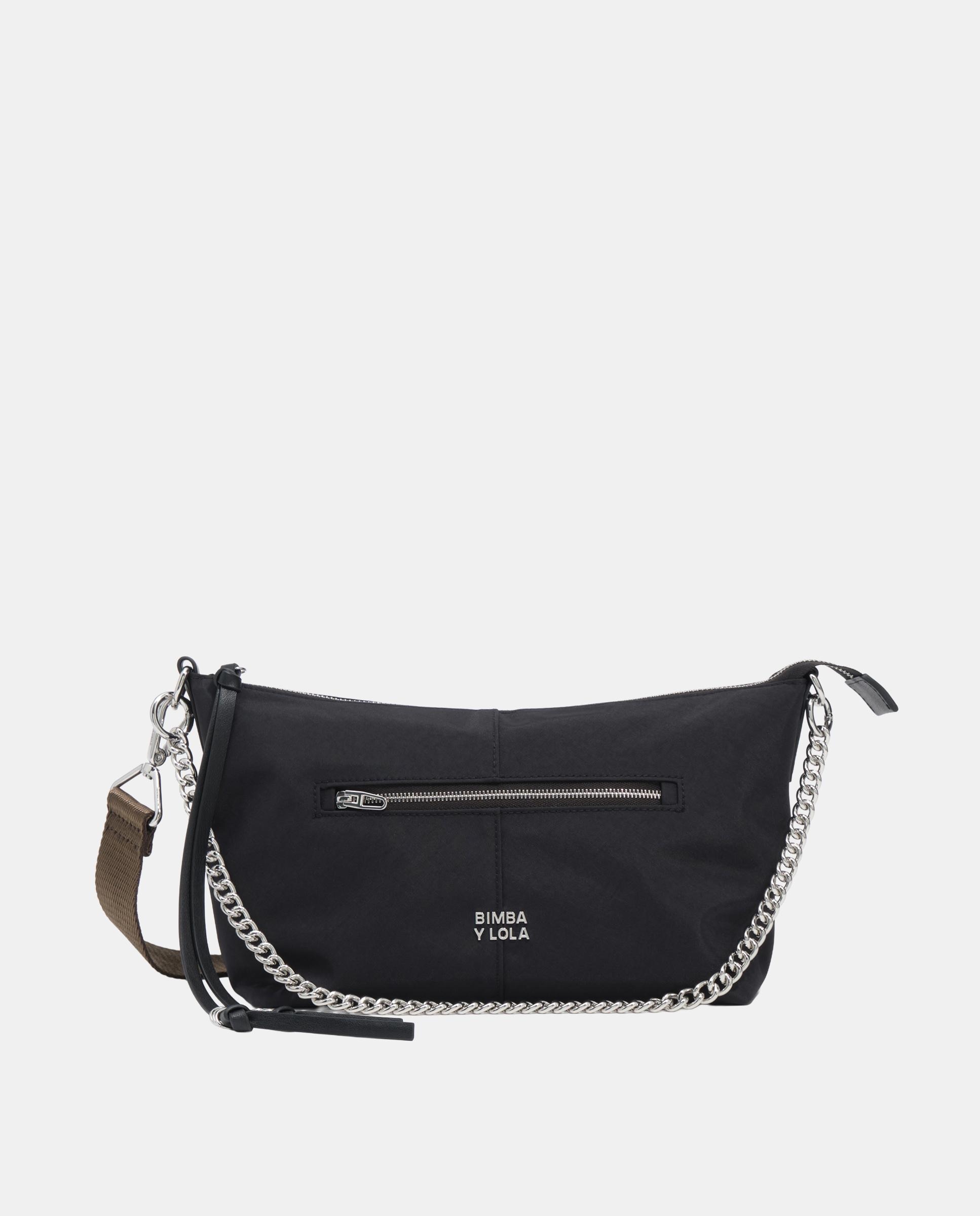 Bandolera de mujer madrid grande nylon - Bimba y Lola - Negro Negro-1