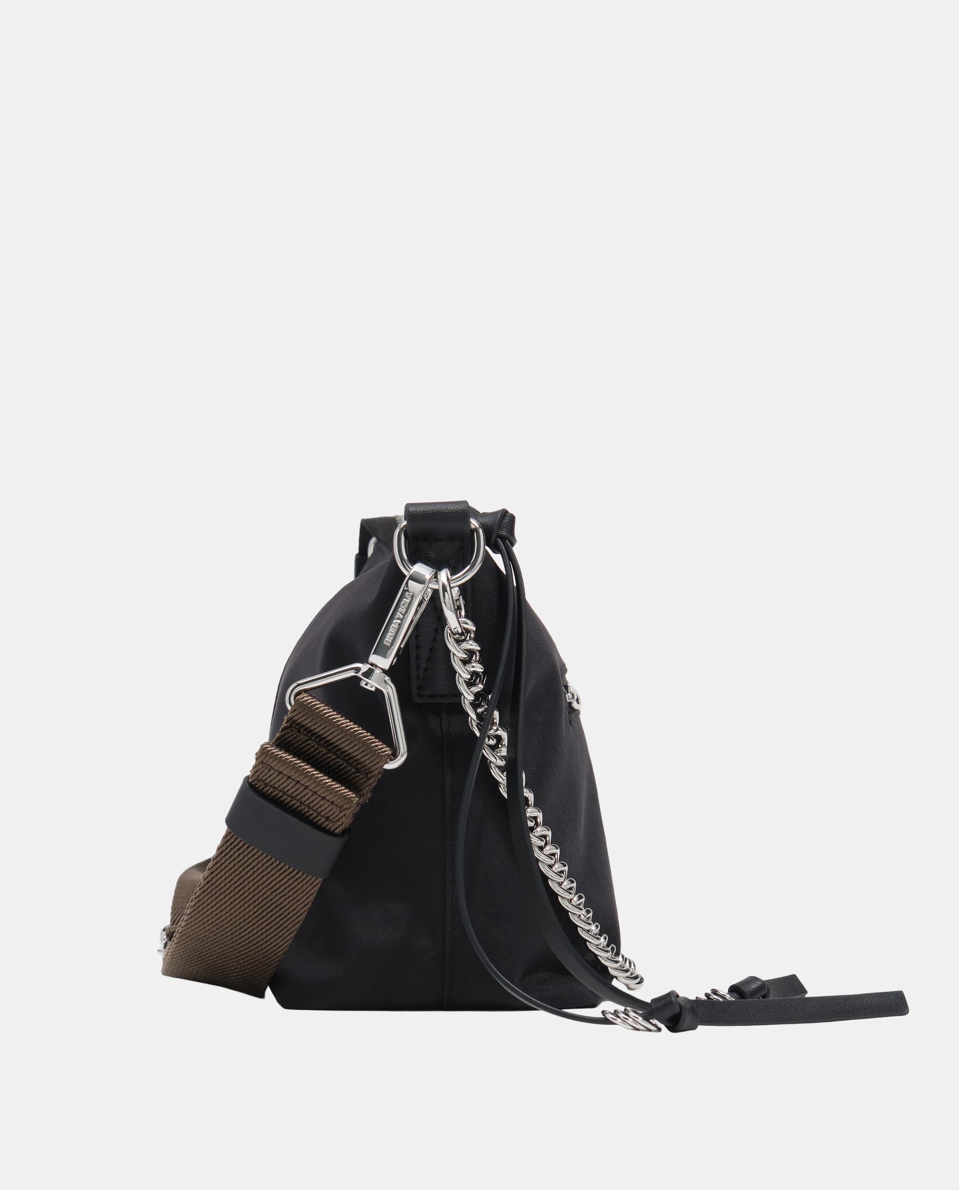 Bandolera de mujer madrid grande nylon - Bimba y Lola - Negro Negro-5
