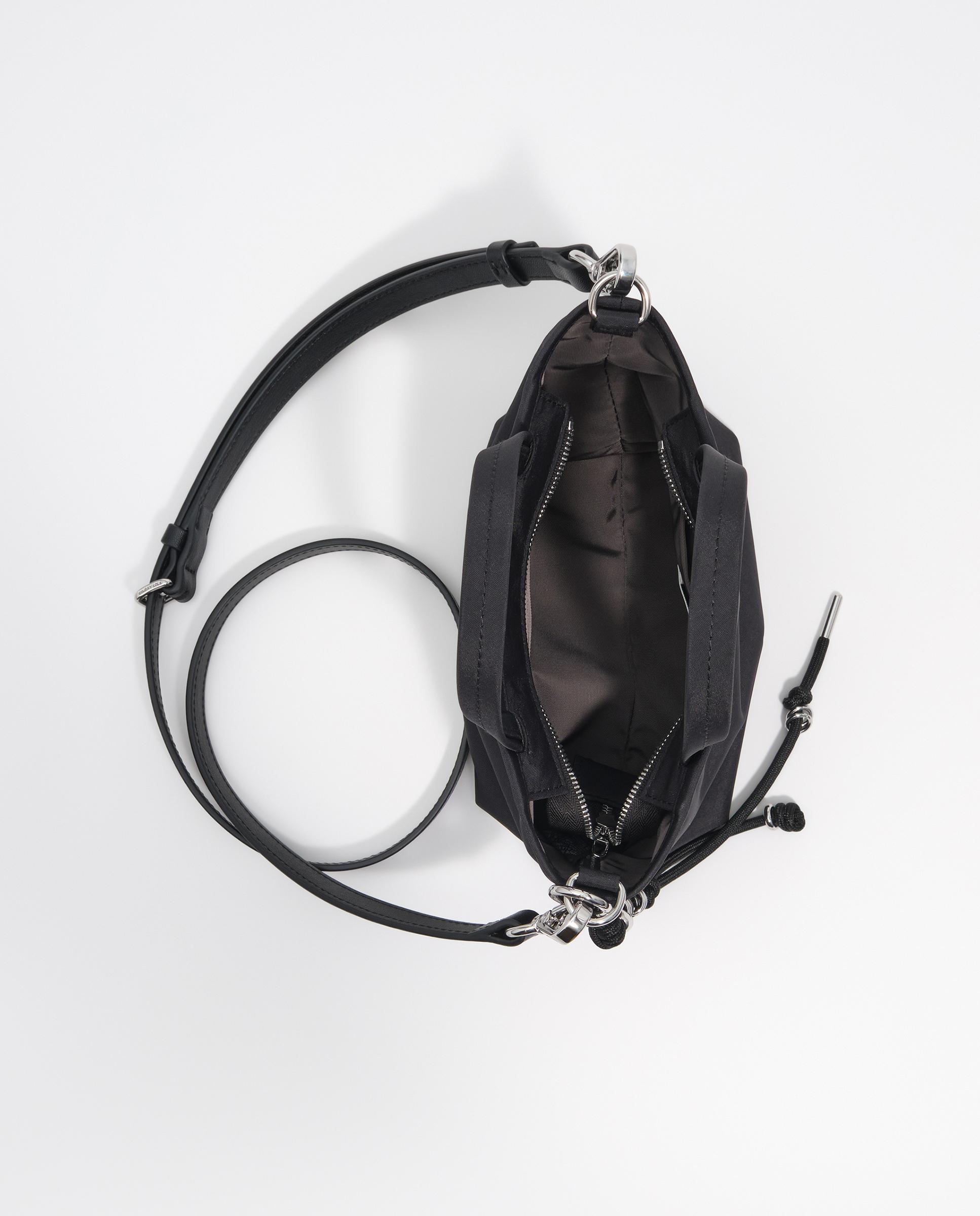 Bolso pequeño en nylon con asa de mano - Bimba y Lola - Negro Negro-2