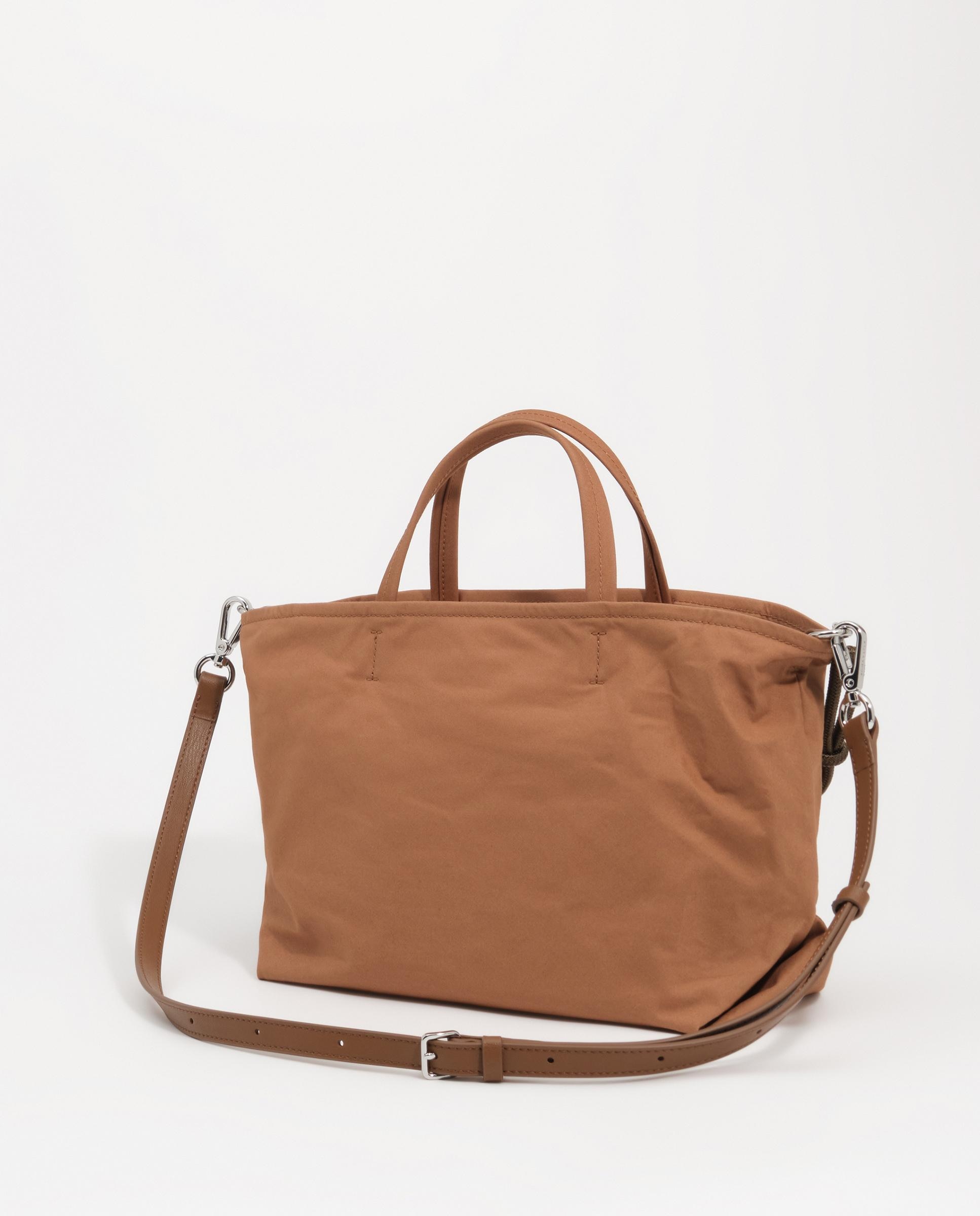 Bolso de hombro de mujer mediano algodón - Bimba y Lola - Marrón Marrón-2