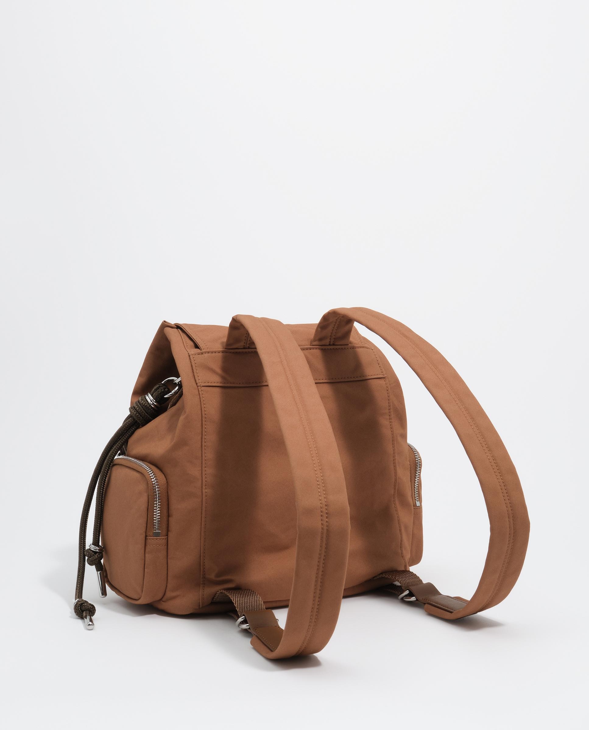 Mochila de mujer grande algodón - Bimba y Lola - Marrón Marrón-5