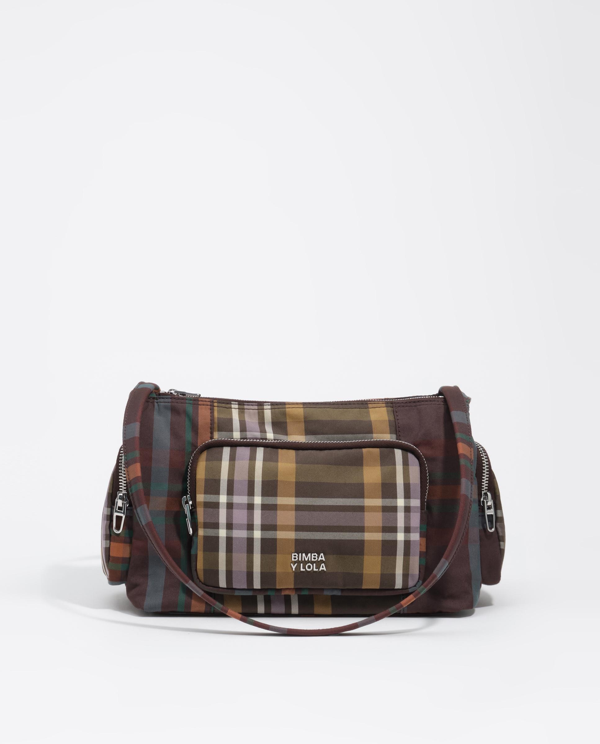 Bolso de hombro grande con cierre metálico - Bimba y Lola - Verde Verde-1