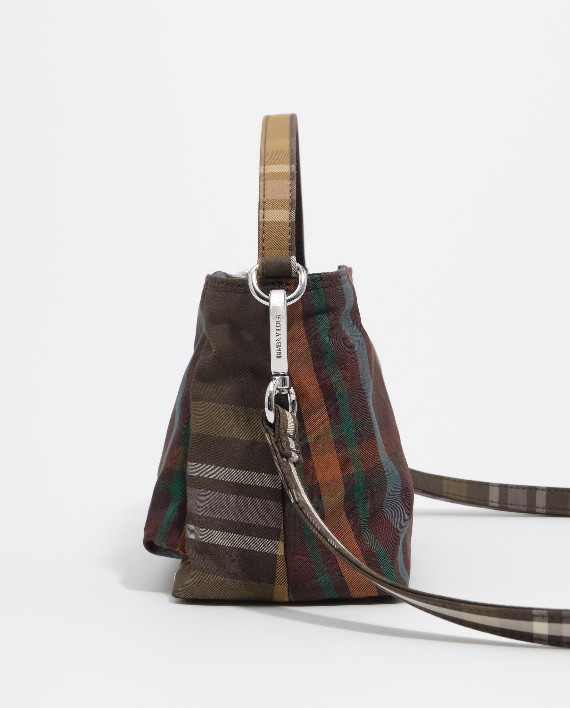Bolso de hombro grande con cierre metálico - Bimba y Lola - Verde Verde-3