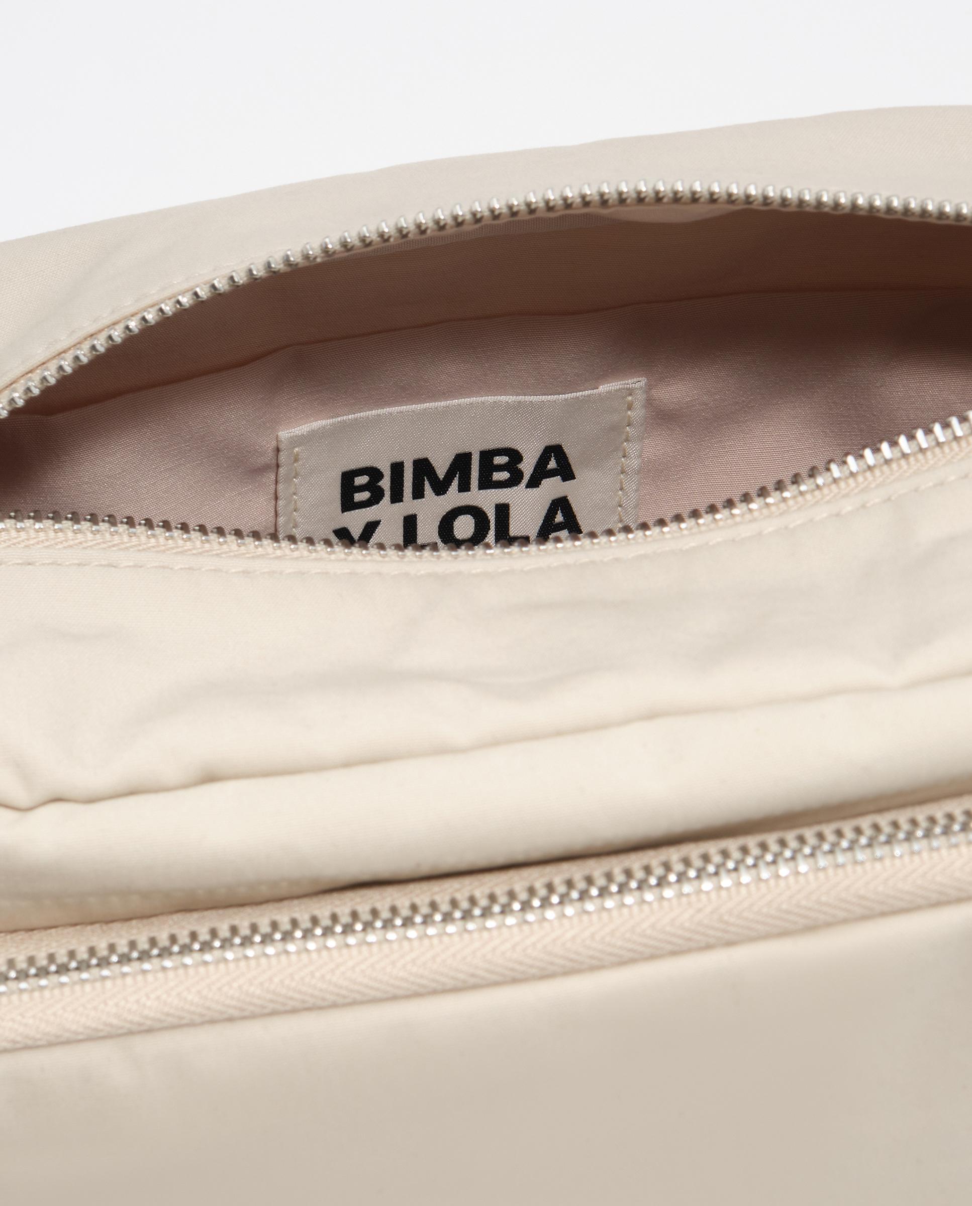 Bandolera de mujer de mujer grande de algodón con cierre cremallera - Bimba y Lola - Gris Piedra Gris Piedra-2