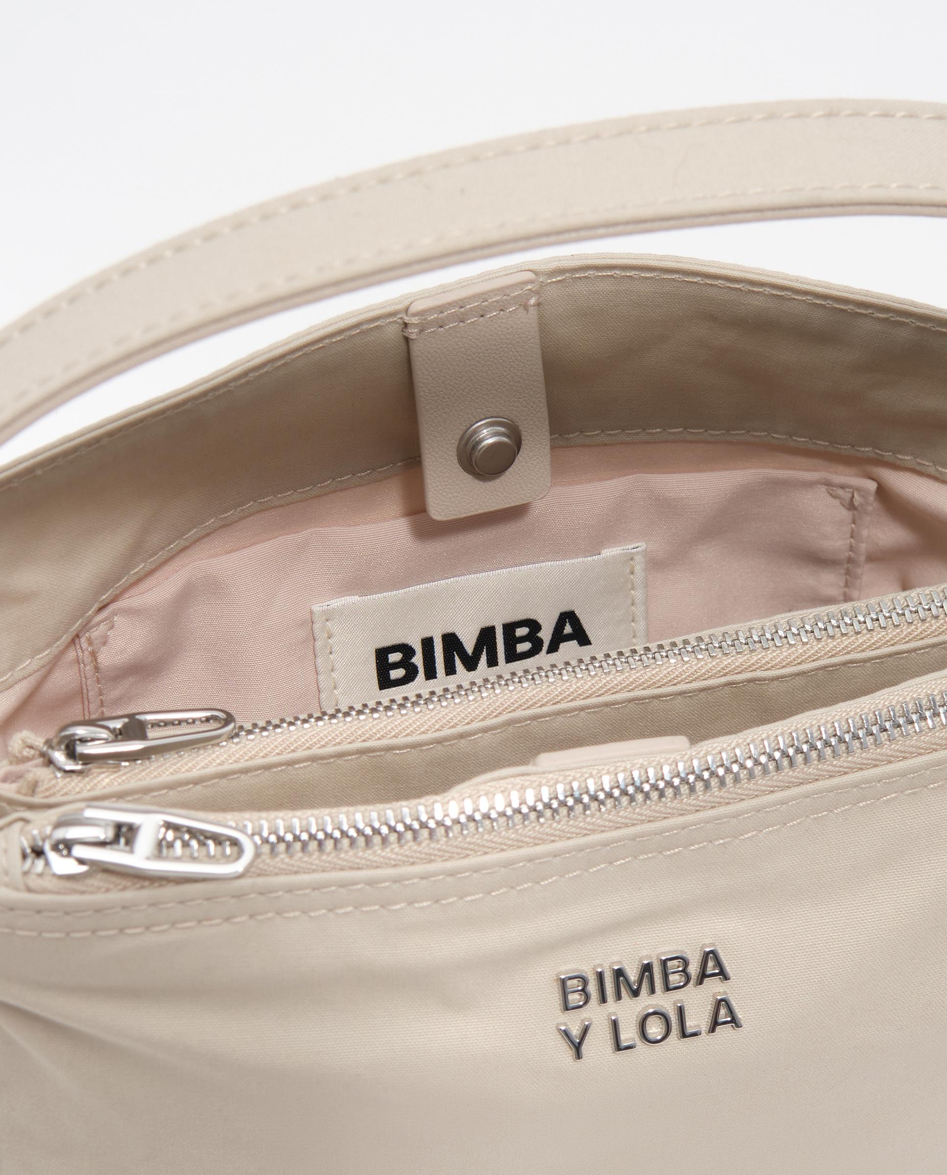 Bolso de mano chihuahua mini de algodón - Bimba y Lola - Gris Piedra Gris Piedra-6
