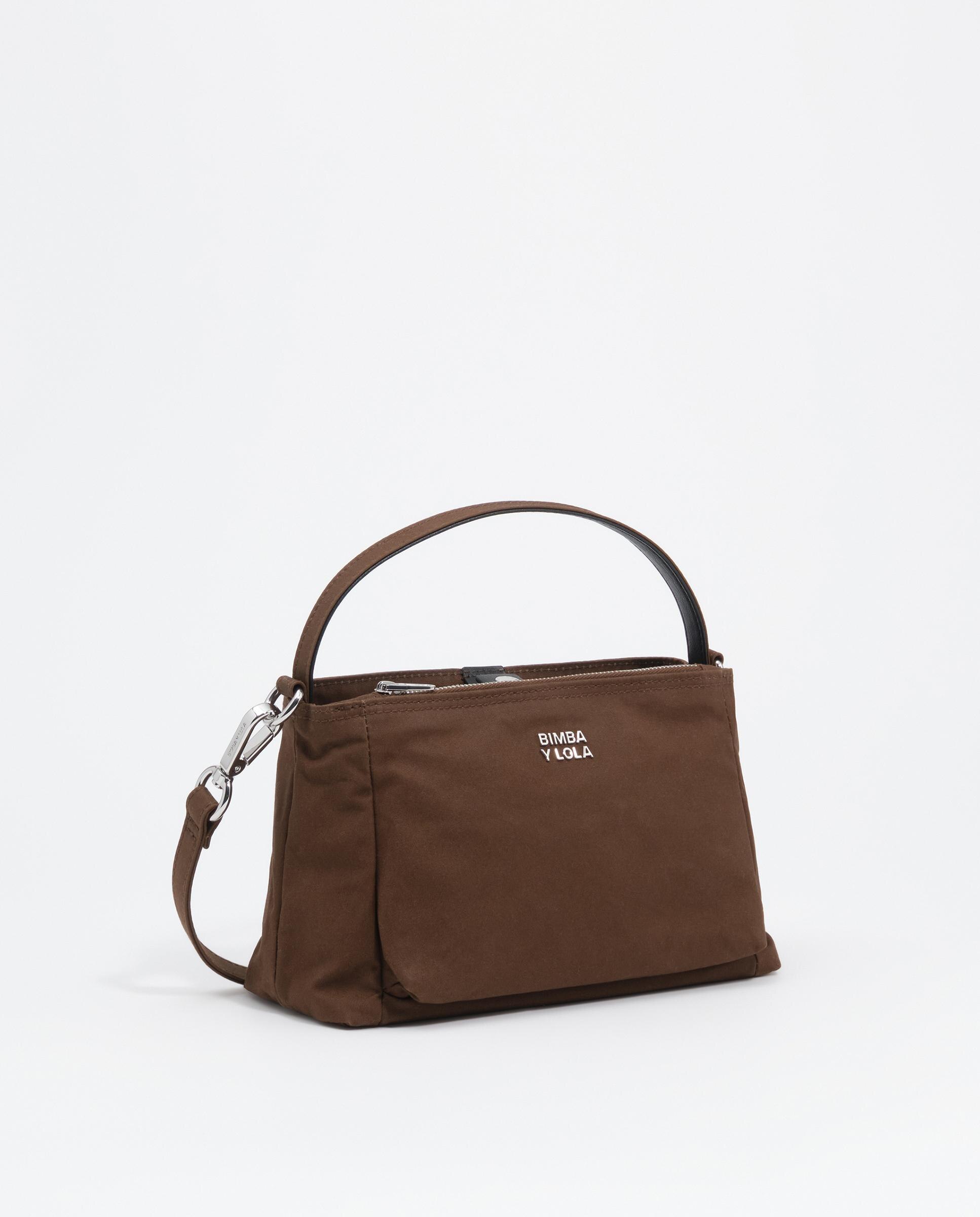 Bolso de mano de mujer hobo mini algodón - Bimba y Lola - Kaki Kaki-3