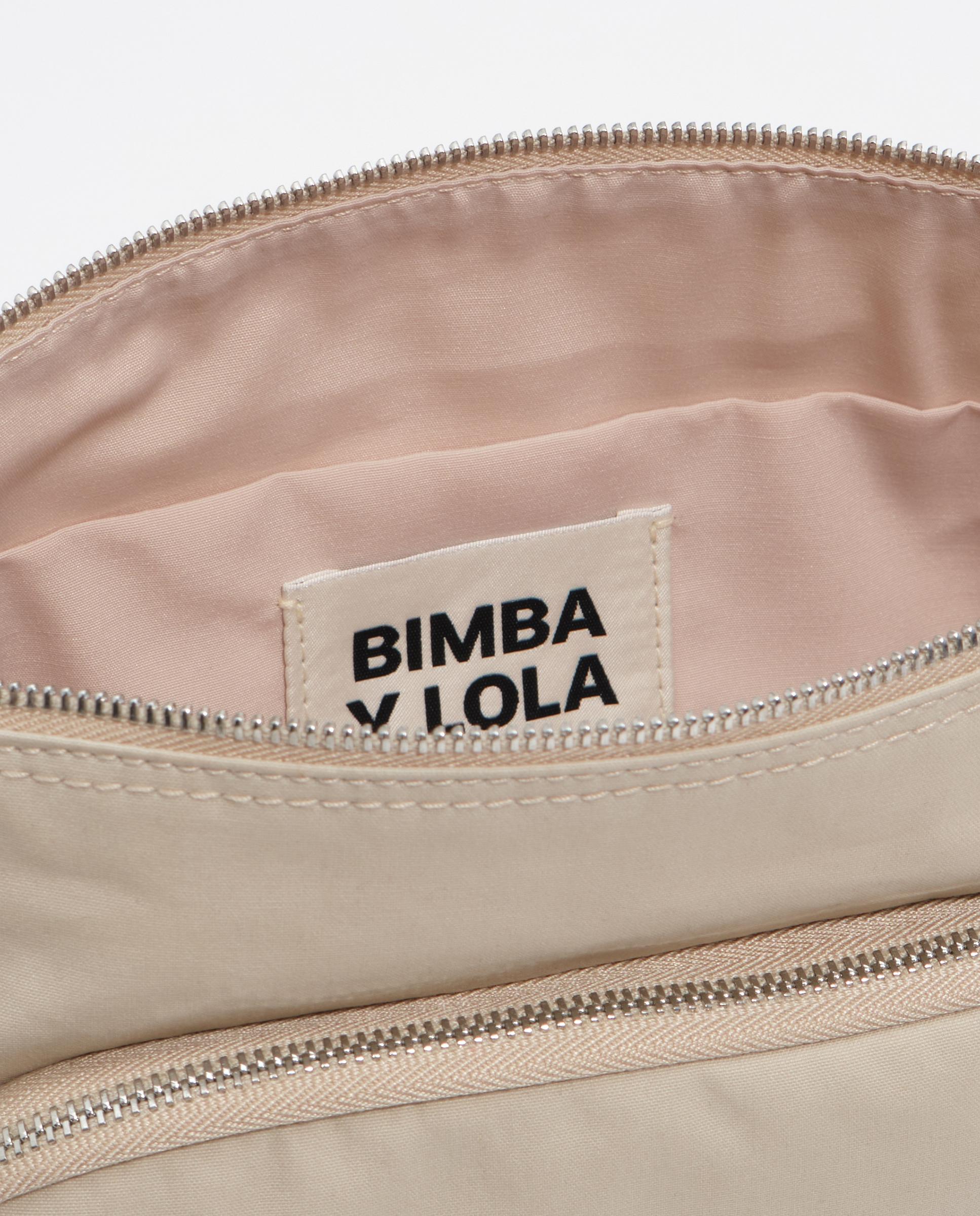Bolso shopper pequeño con exterior encerado de algodón - Bimba y Lola - Gris Piedra Gris Piedra-5