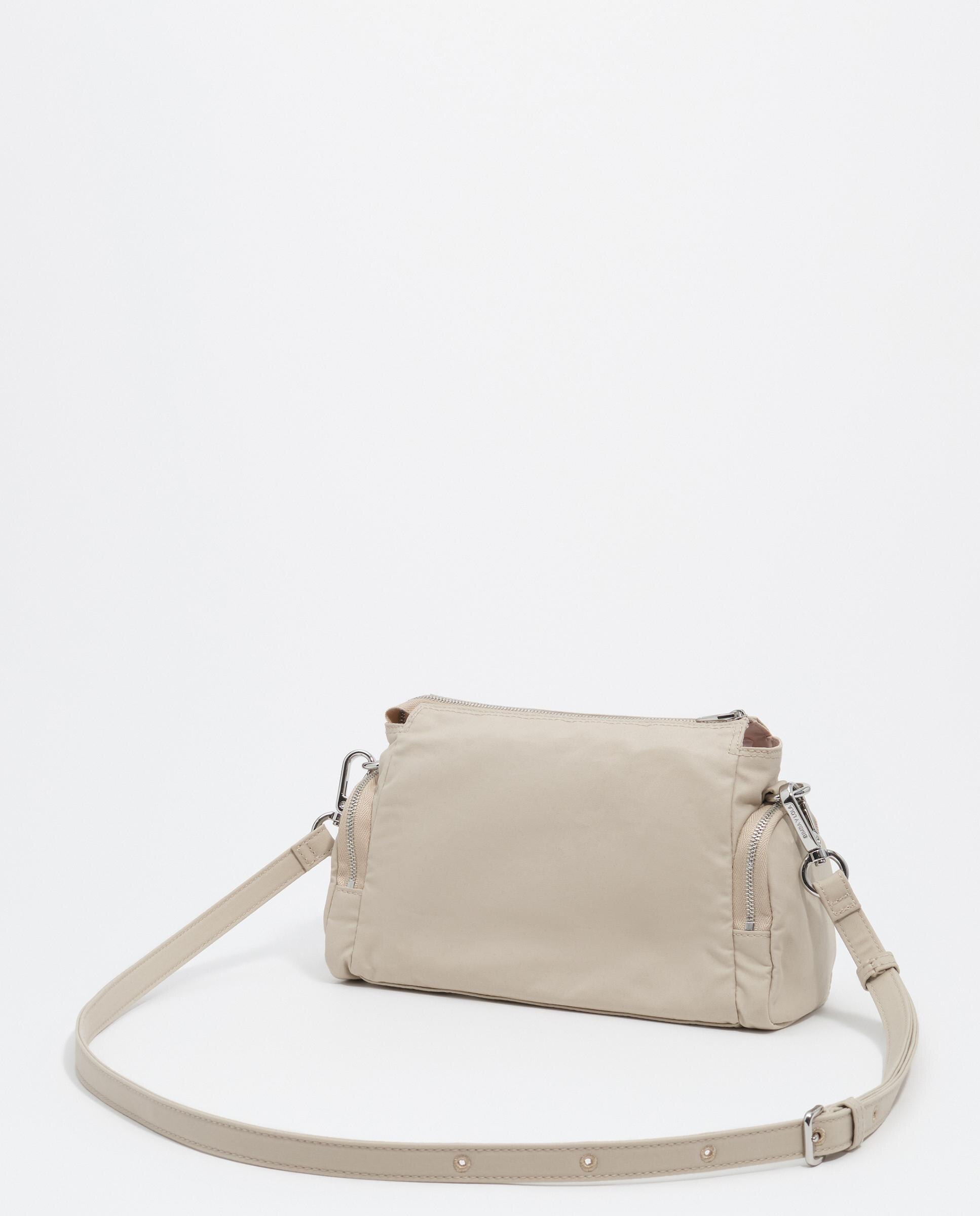 Bolso shopper pequeño con exterior encerado de algodón - Bimba y Lola - Gris Piedra Gris Piedra-6