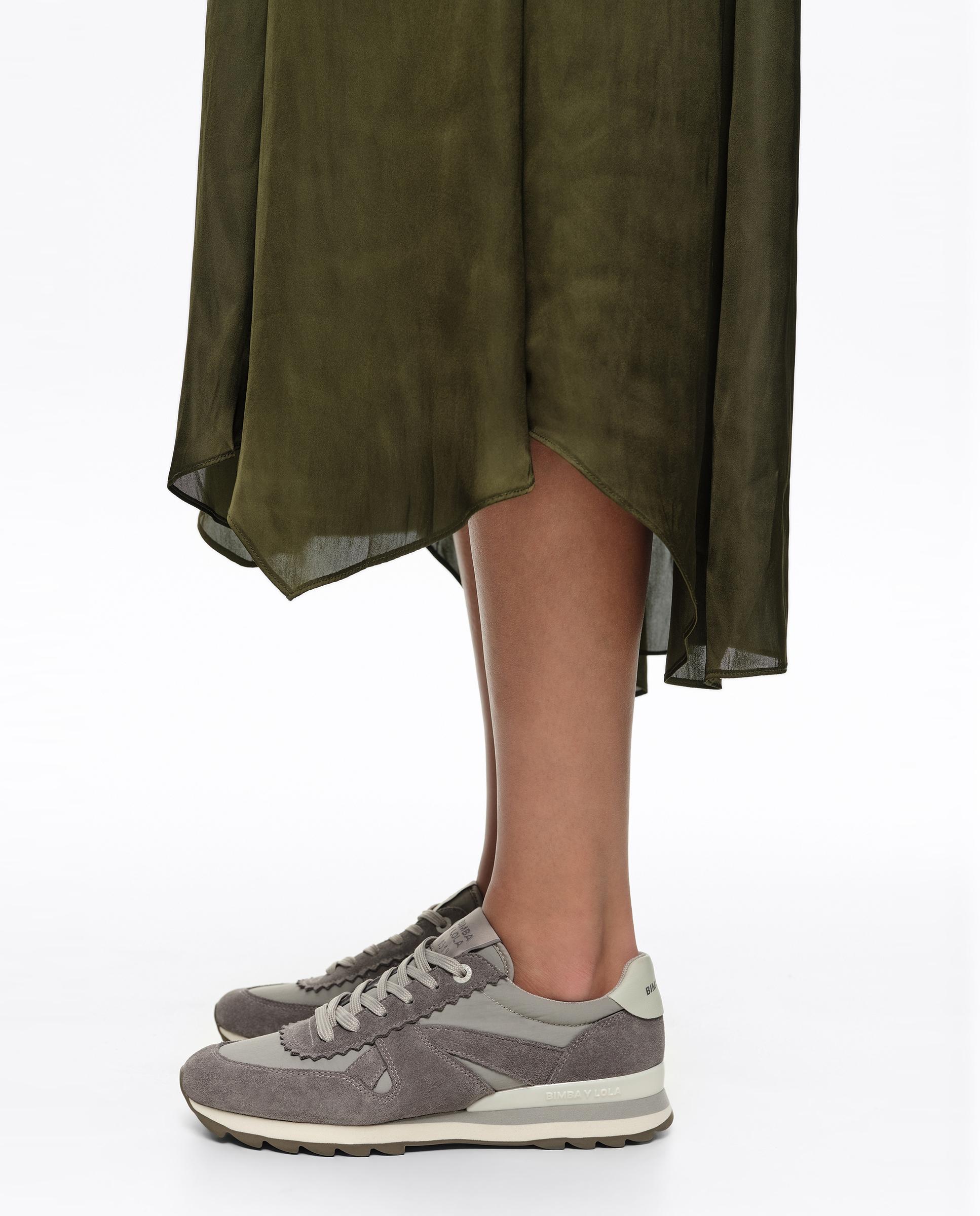 Zapatillas deportivas de mujer técnica 13 19 - Bimba y Lola - Gris claro Gris claro-2