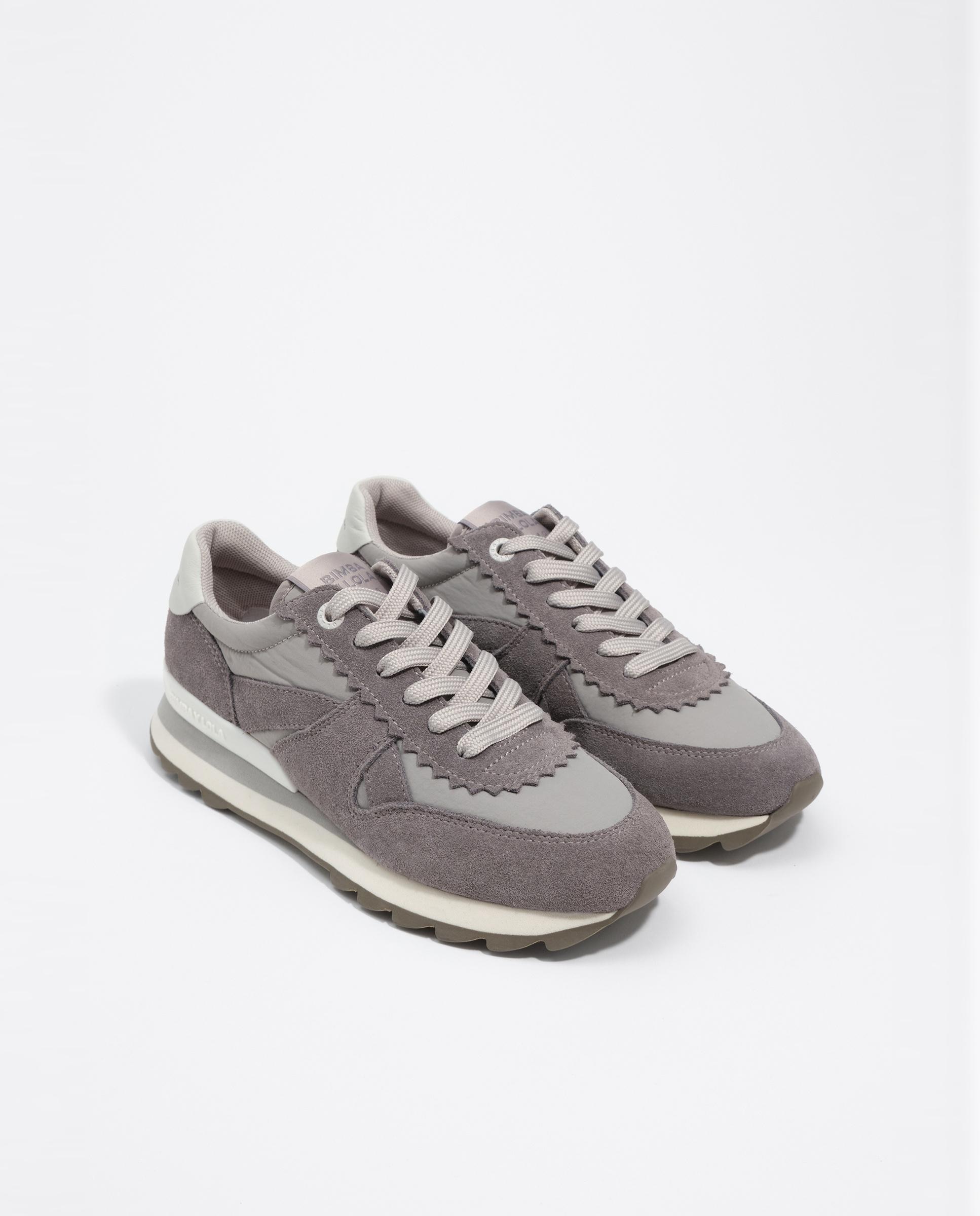 Zapatillas deportivas de mujer técnica 13 19 - Bimba y Lola - Gris claro Gris claro-4