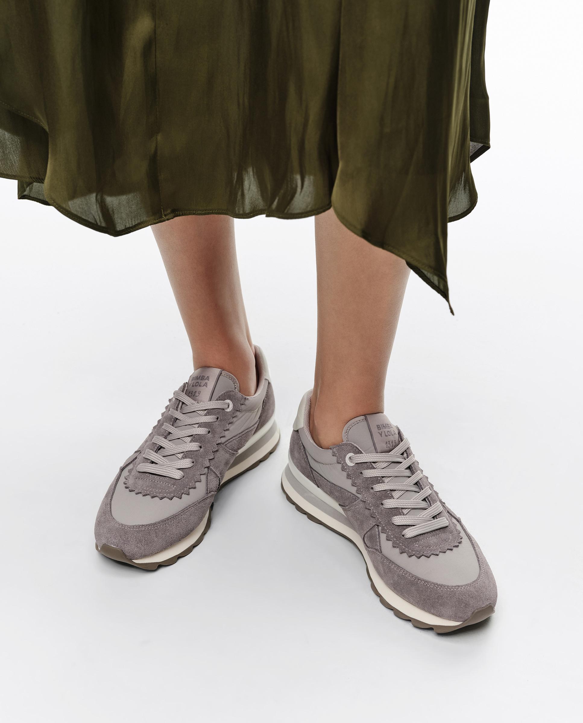 Zapatillas deportivas de mujer técnica 13 19 - Bimba y Lola - Gris claro Gris claro-3