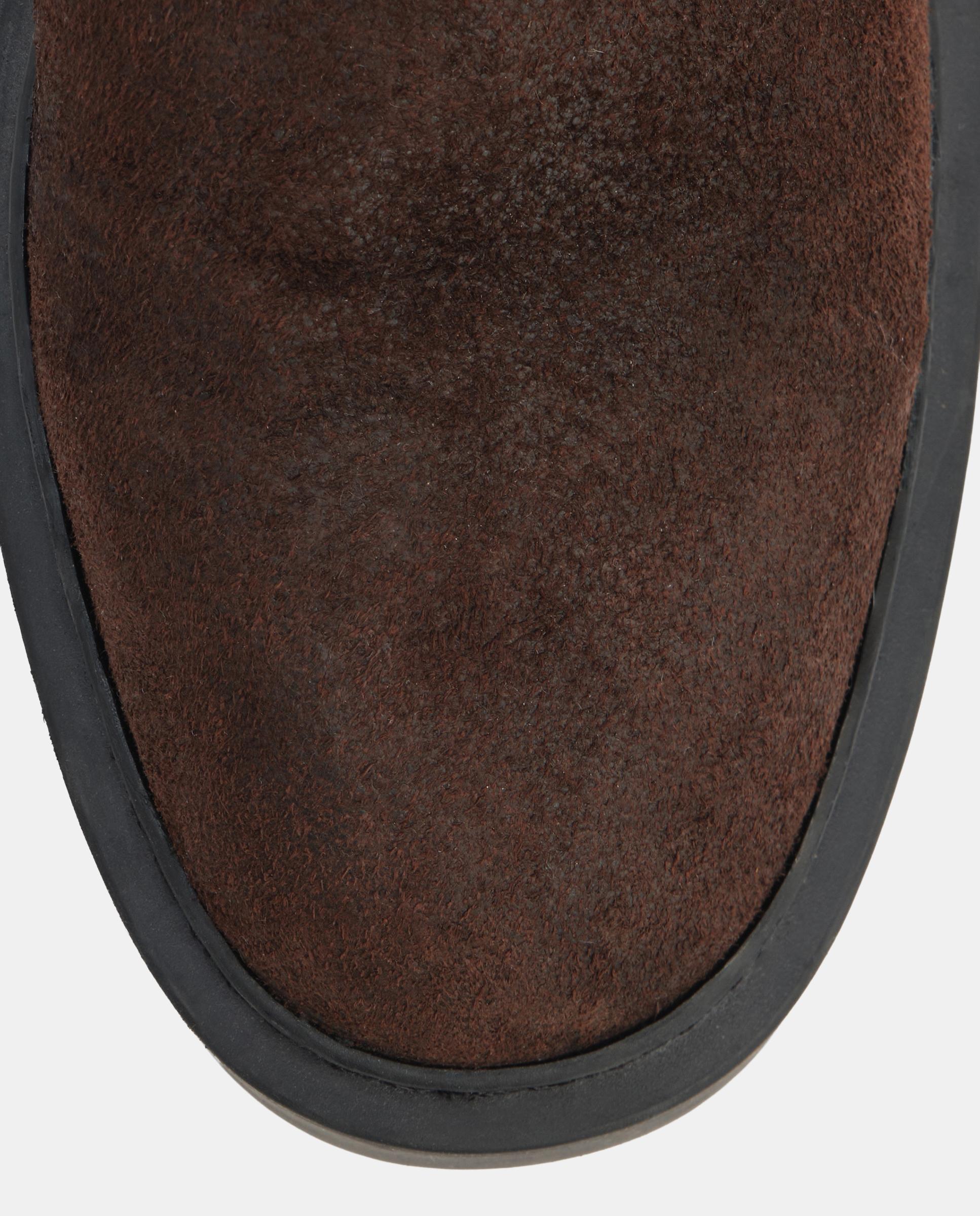 Botines de mujer piel engrasada - Bimba y Lola - Marrón oscuro Marrón oscuro-5