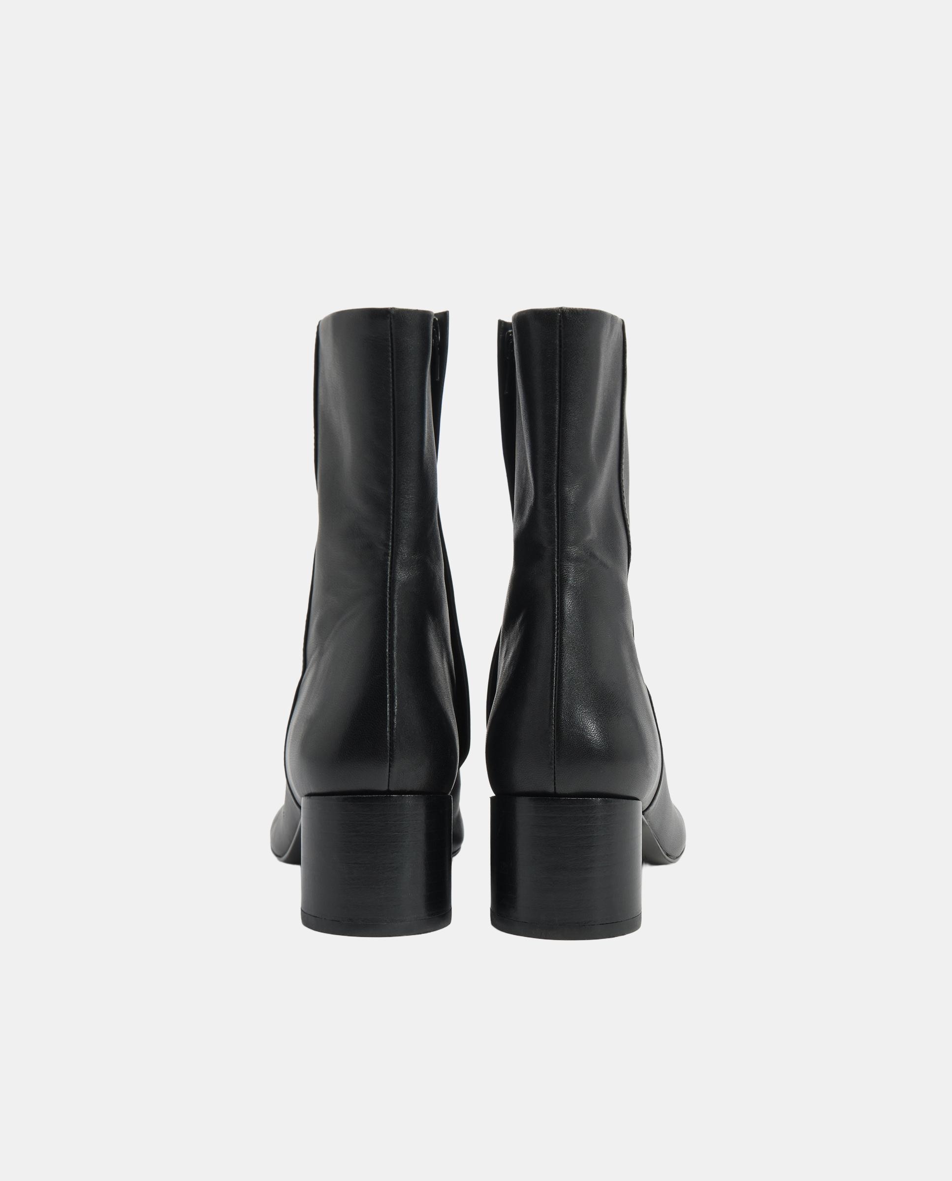 Botines de mujer tacón piel - Bimba y Lola - Negro Negro-3