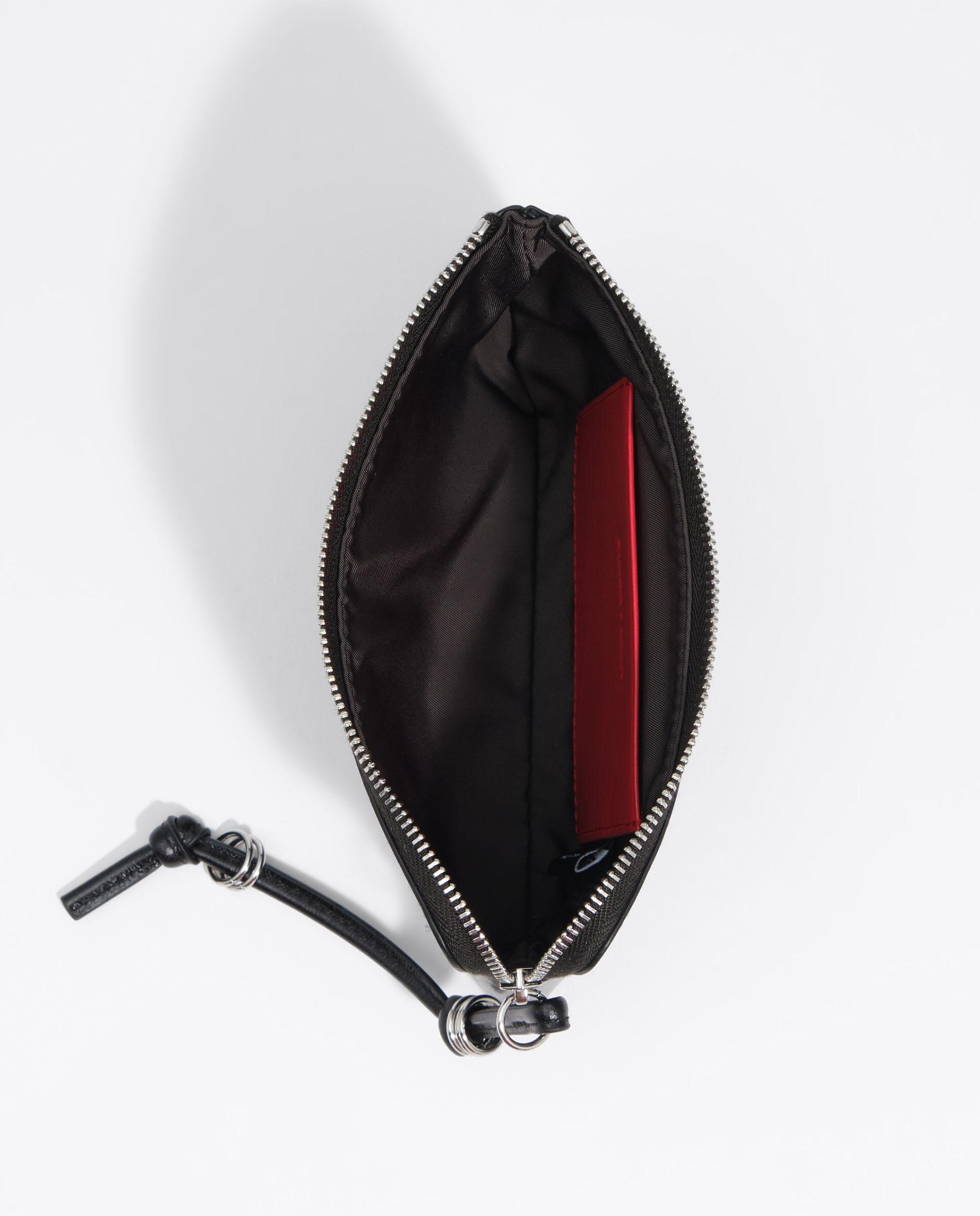 Monedero de mujer mediano de piel - Bimba y Lola - Negro Negro-2