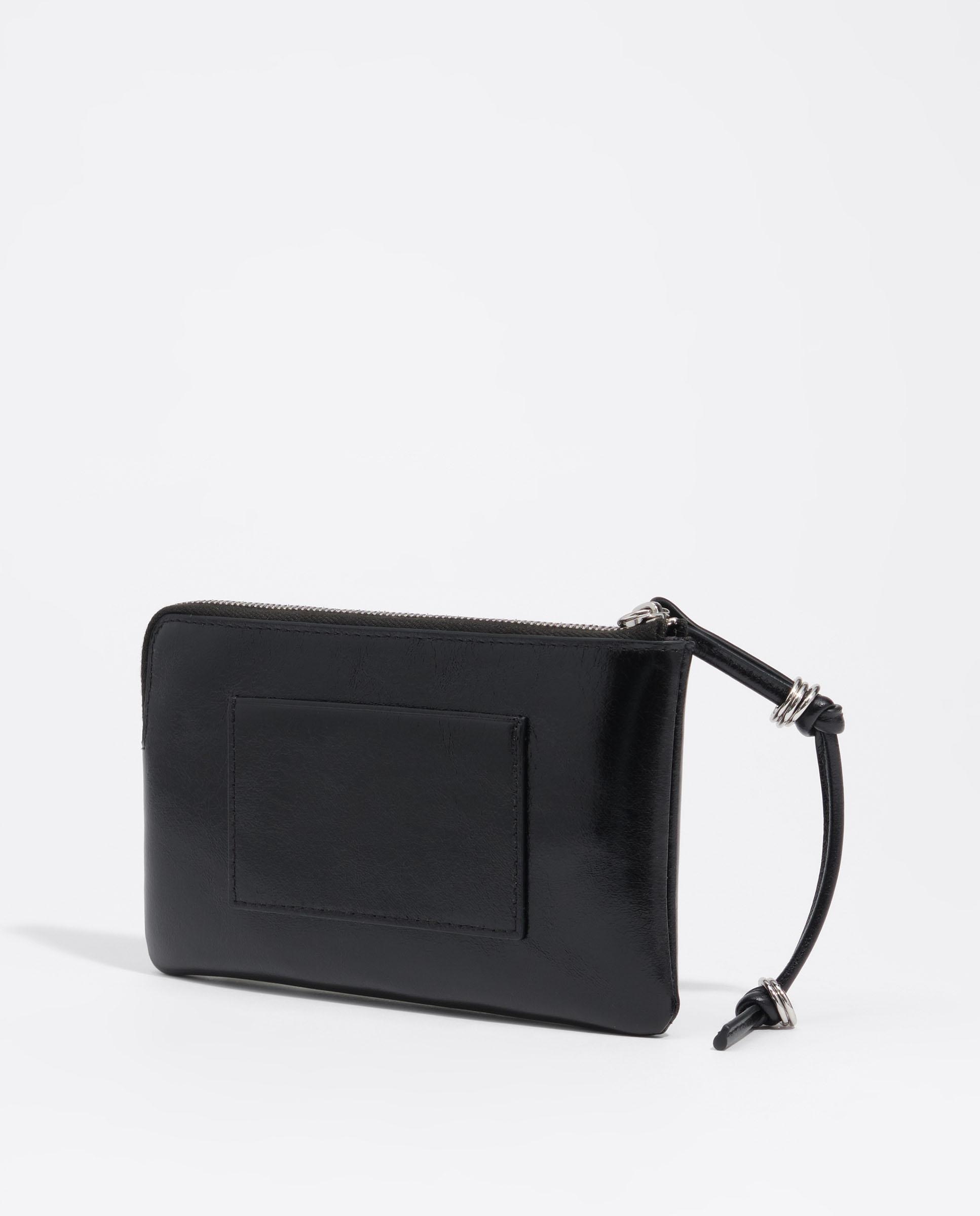 Monedero de mujer mediano de piel - Bimba y Lola - Negro Negro-4