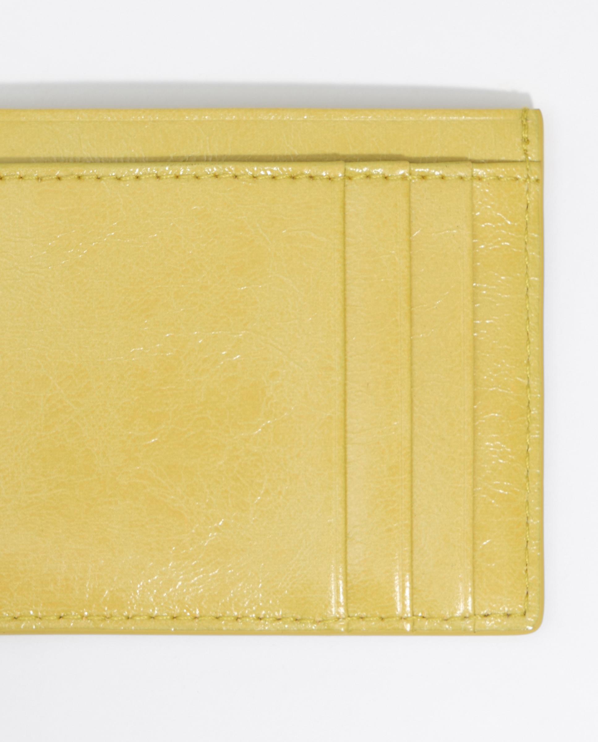 Tarjetero de mujer liso piel - Bimba y Lola - Amarillo Amarillo-2