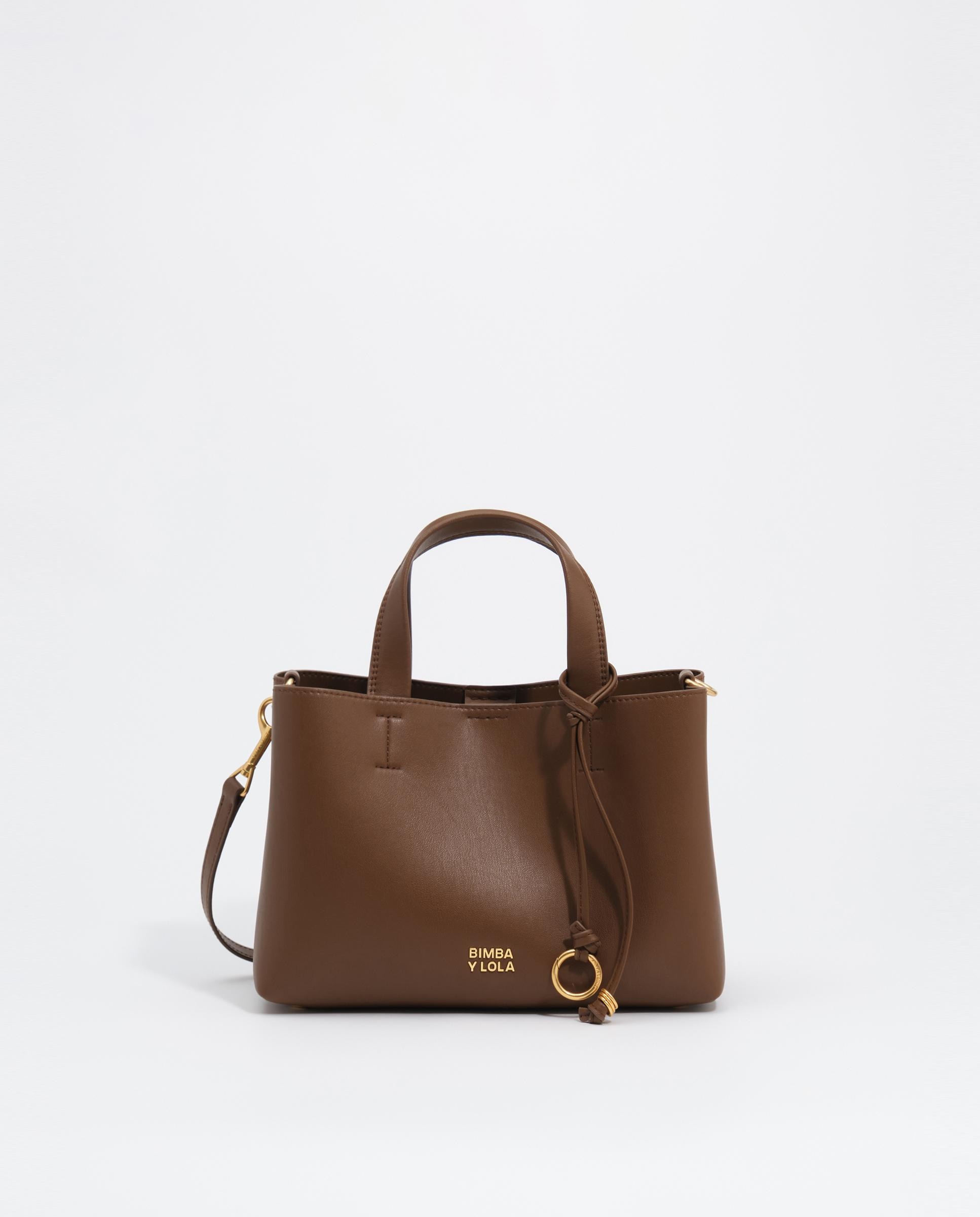 Imagen 0 de Bolso de mano de mujer tote chihuahua mediano piel Marrón