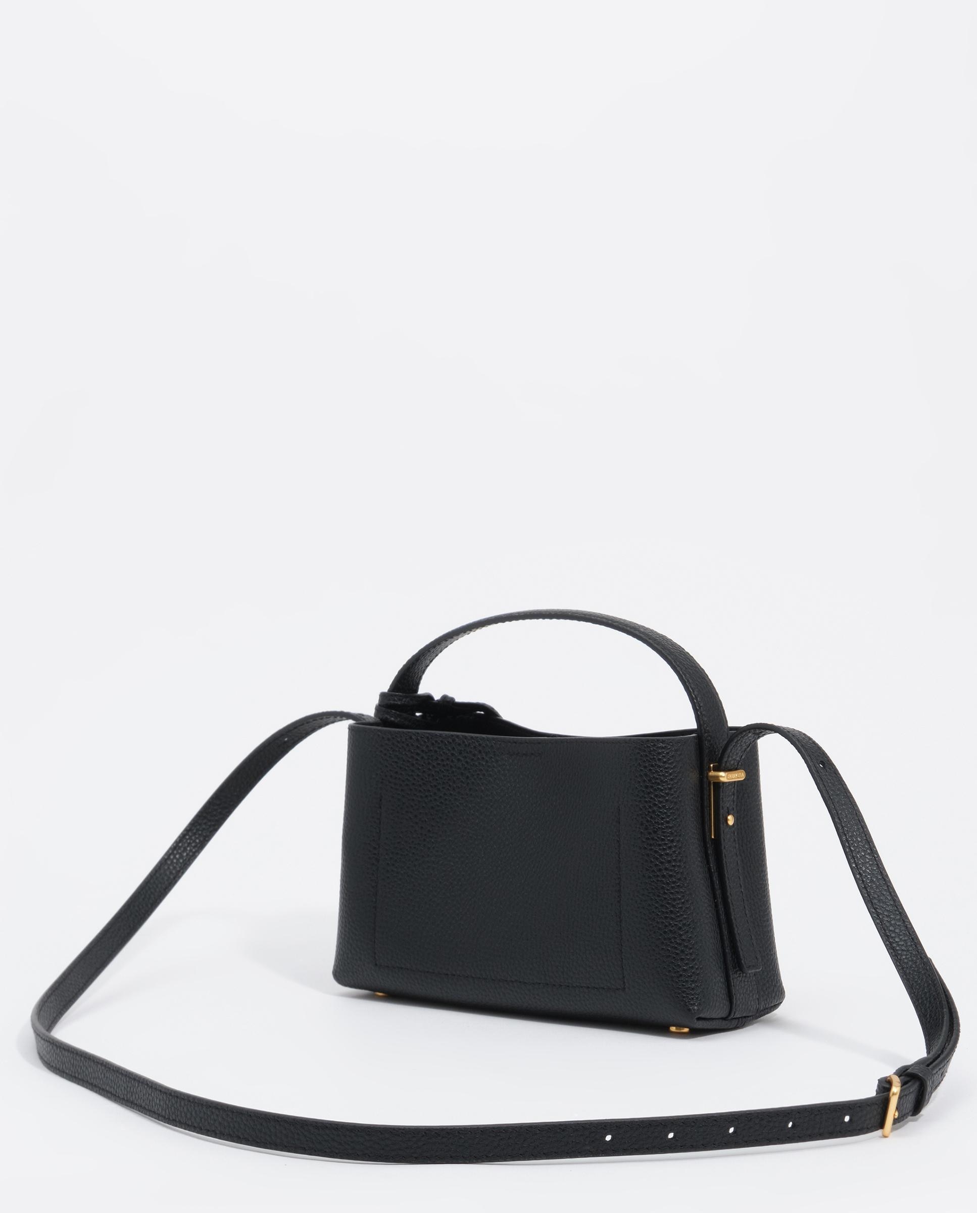 Bolso de mano de mujer hobo chihuahua mini piel convertible a bandolera - Bimba y Lola - Negro Negro-6