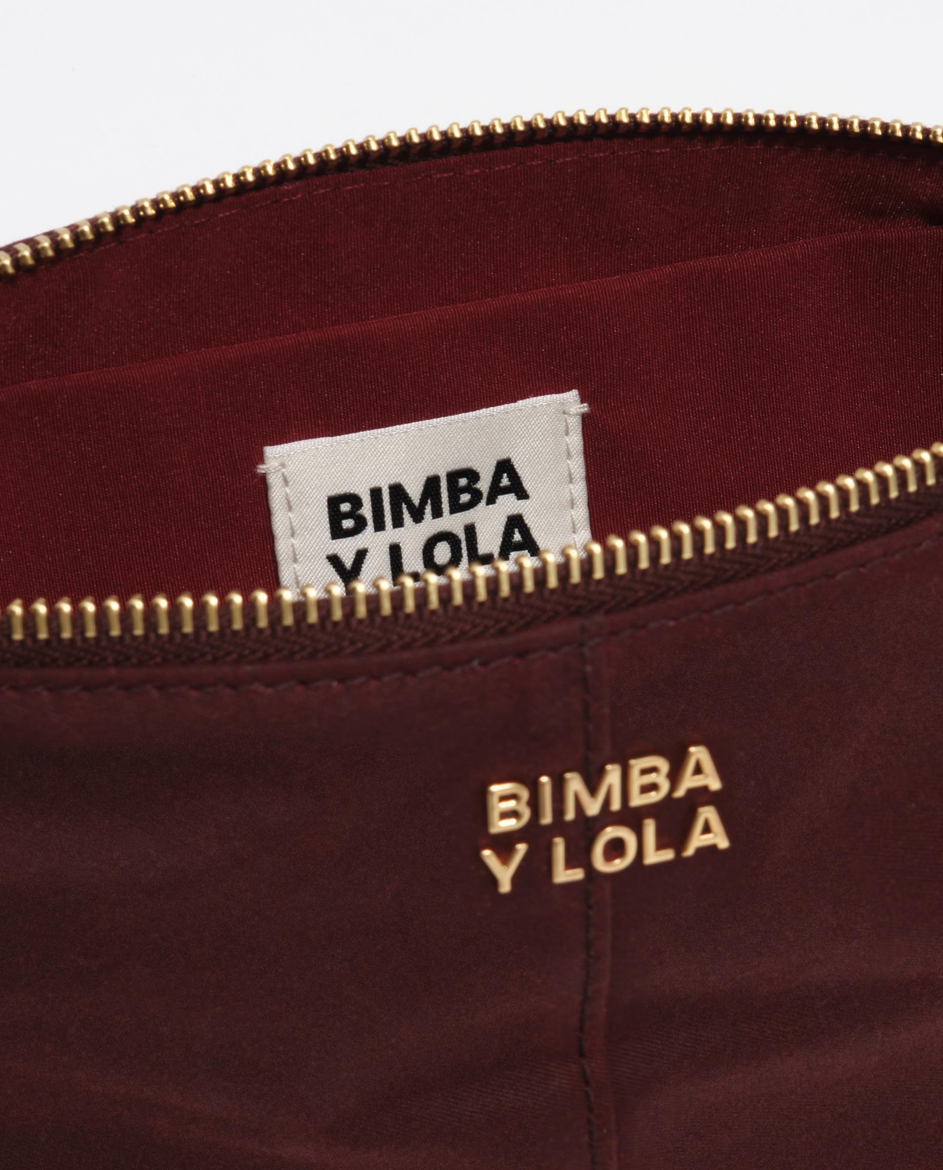 Neceser de mujer trapecio mediano encerado - Bimba y Lola - Burdeos Burdeos-7