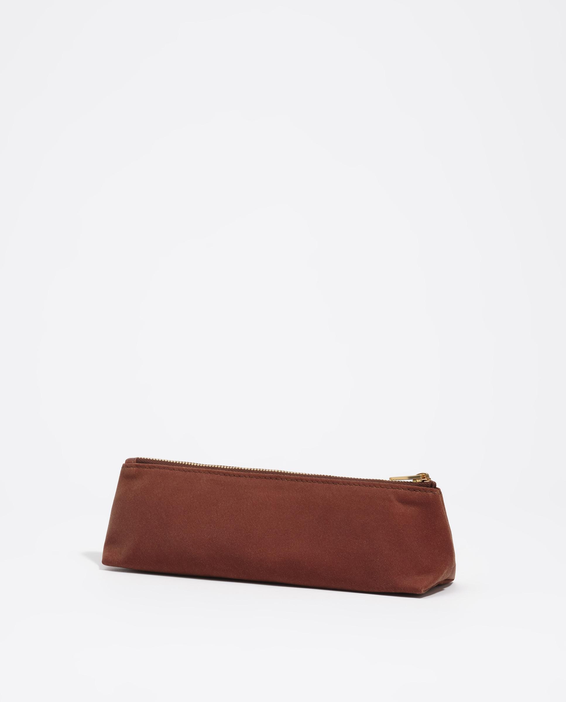 Estuche de mujer encerado con acabados metálicos - Bimba y Lola - Marrón Marrón-4
