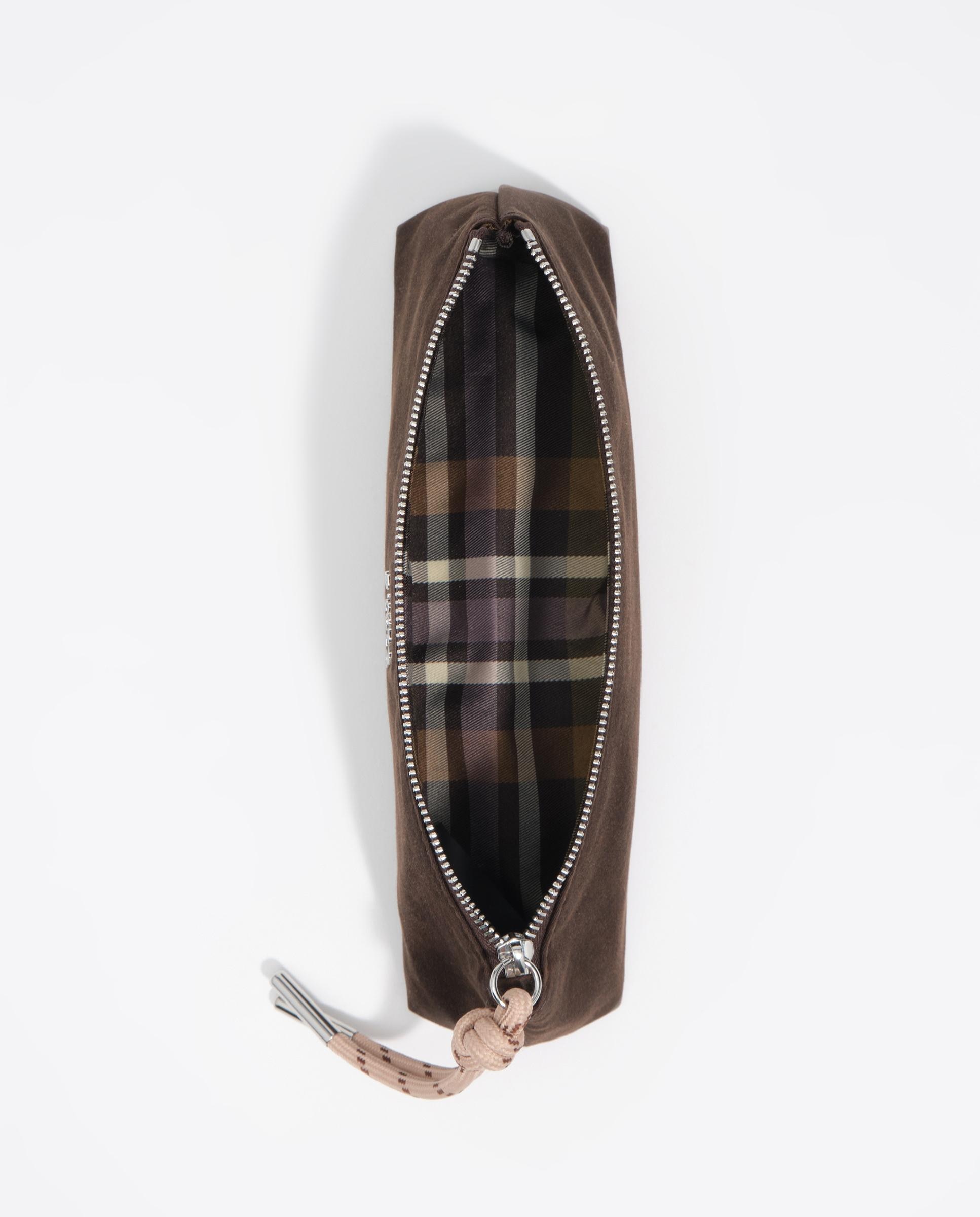 Estuche encerado cremallera - Bimba y Lola - Marrón oscuro Marrón oscuro-4