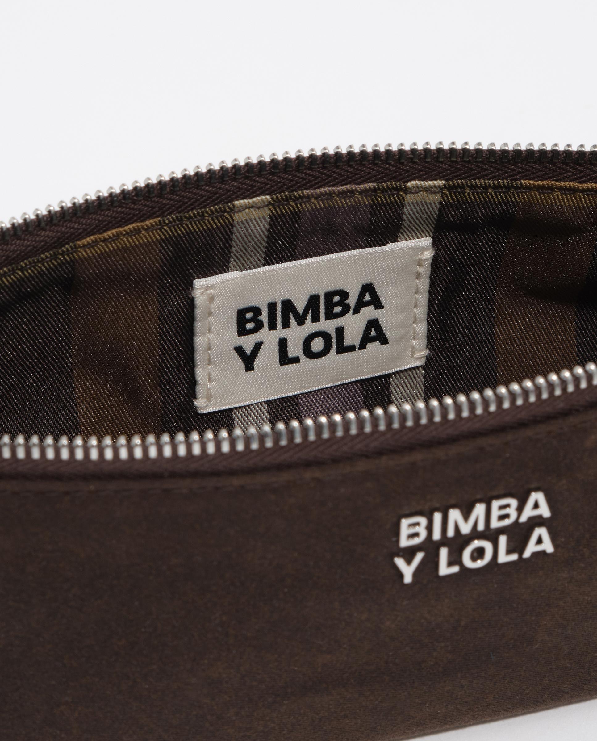 Estuche encerado cremallera - Bimba y Lola - Marrón oscuro Marrón oscuro-5