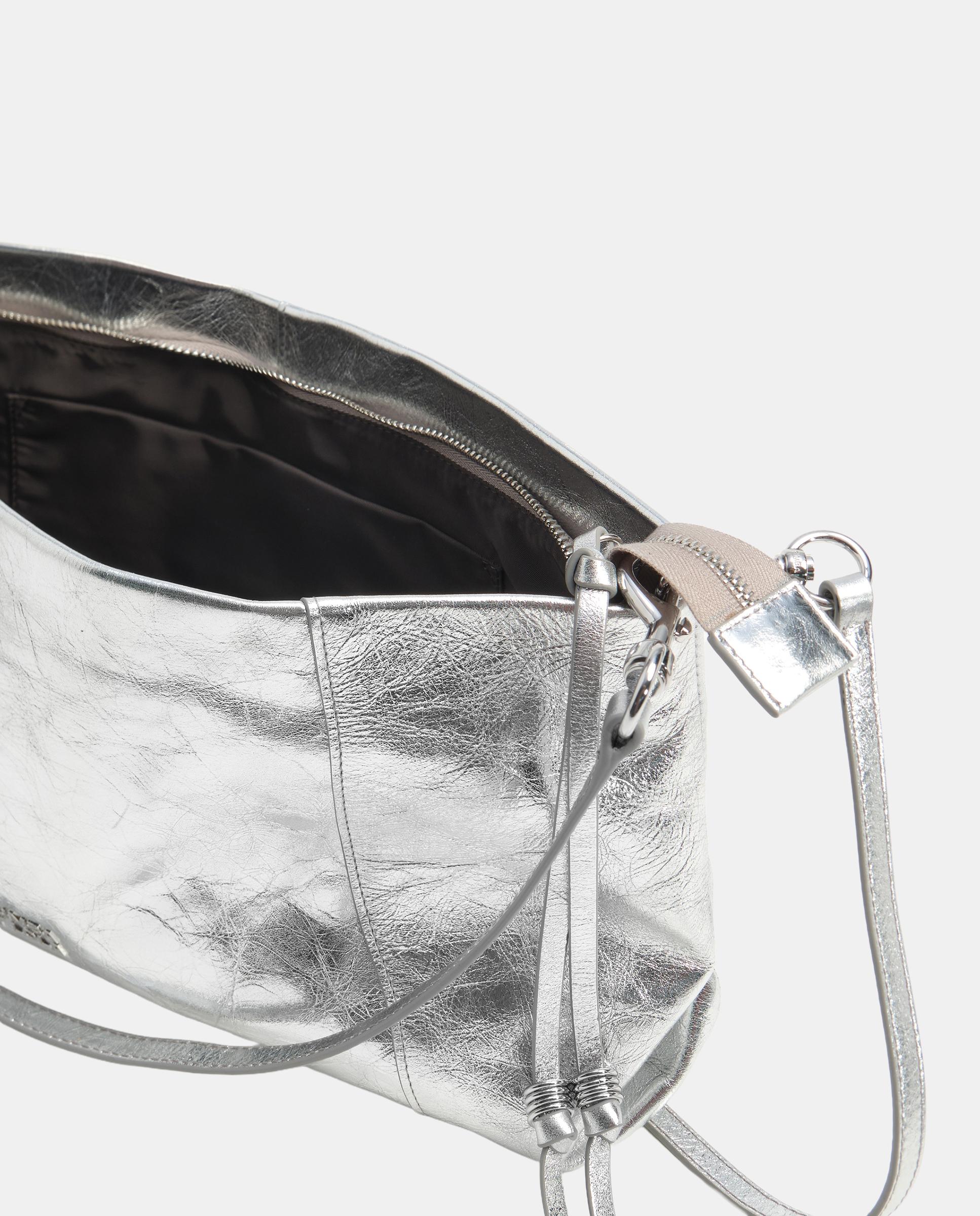 Bandolera de mujer grande piel - Bimba y Lola - Plateado Plateado-2