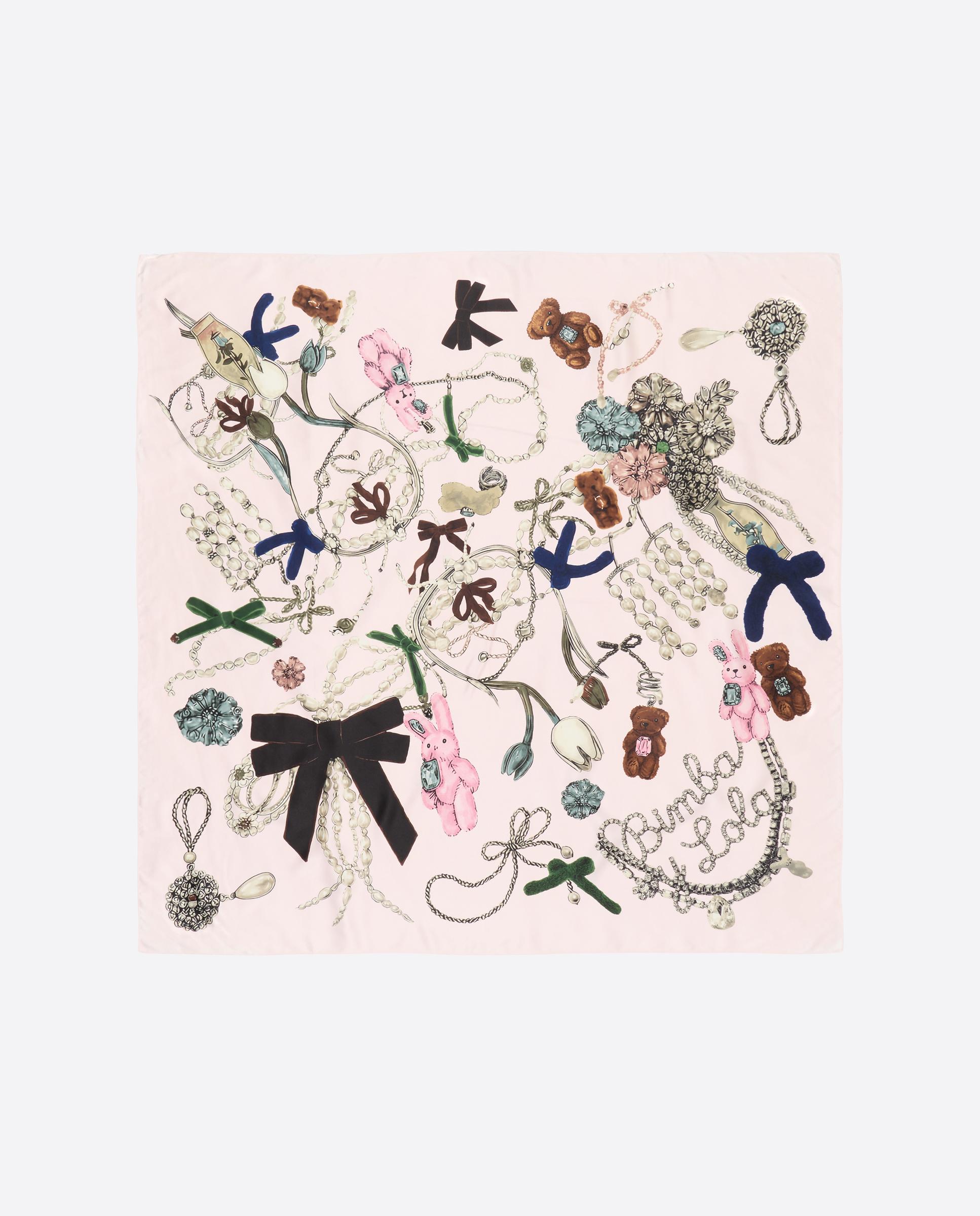 Pañuelo de mujer joyas - Bimba y Lola - Rosa claro Rosa claro-1