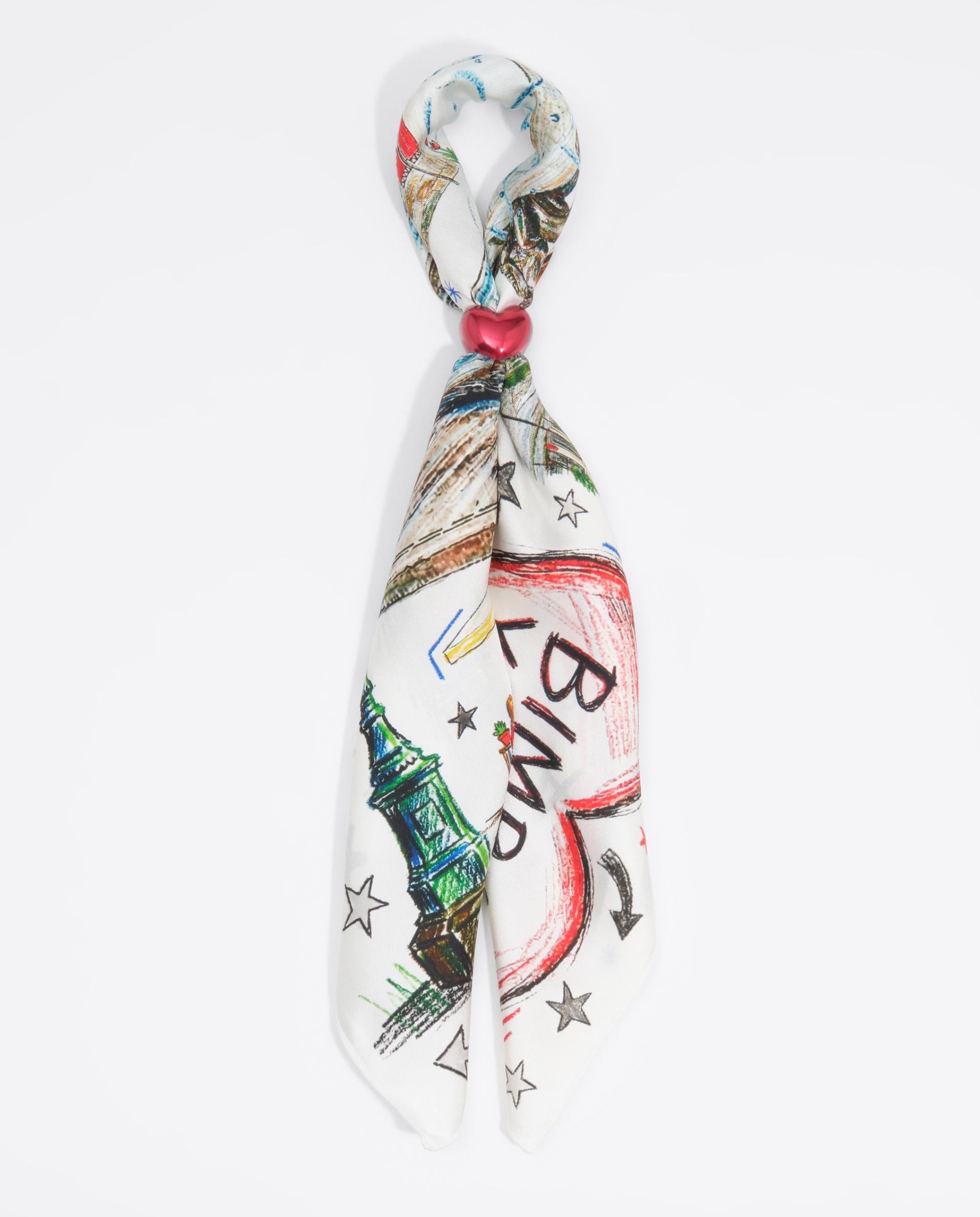 Pañuelo de mujer charm souvenir vigo - Bimba y Lola - Blanco Blanco-1