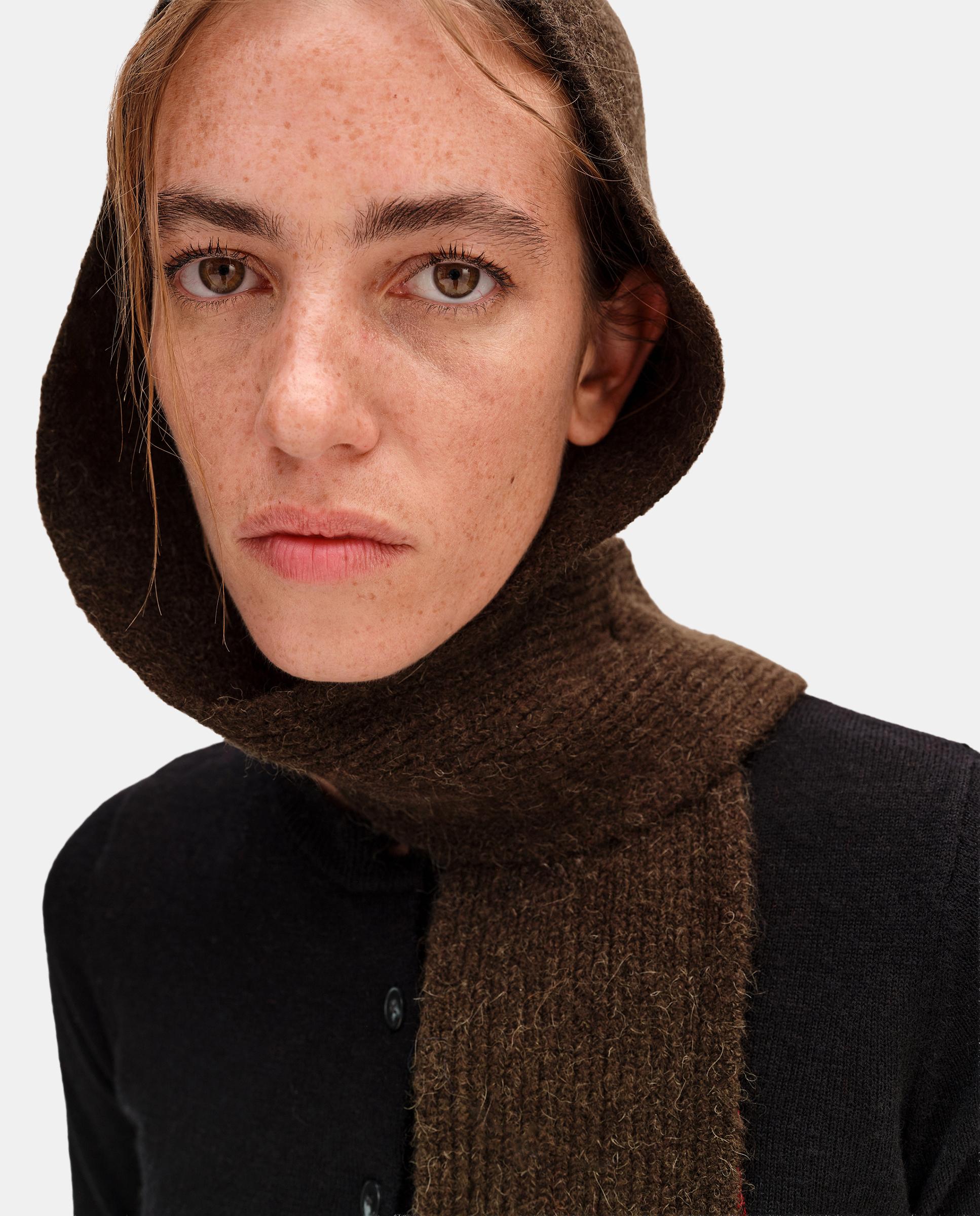 Capucha lana caqui - Bimba y Lola - Kaki Kaki-2