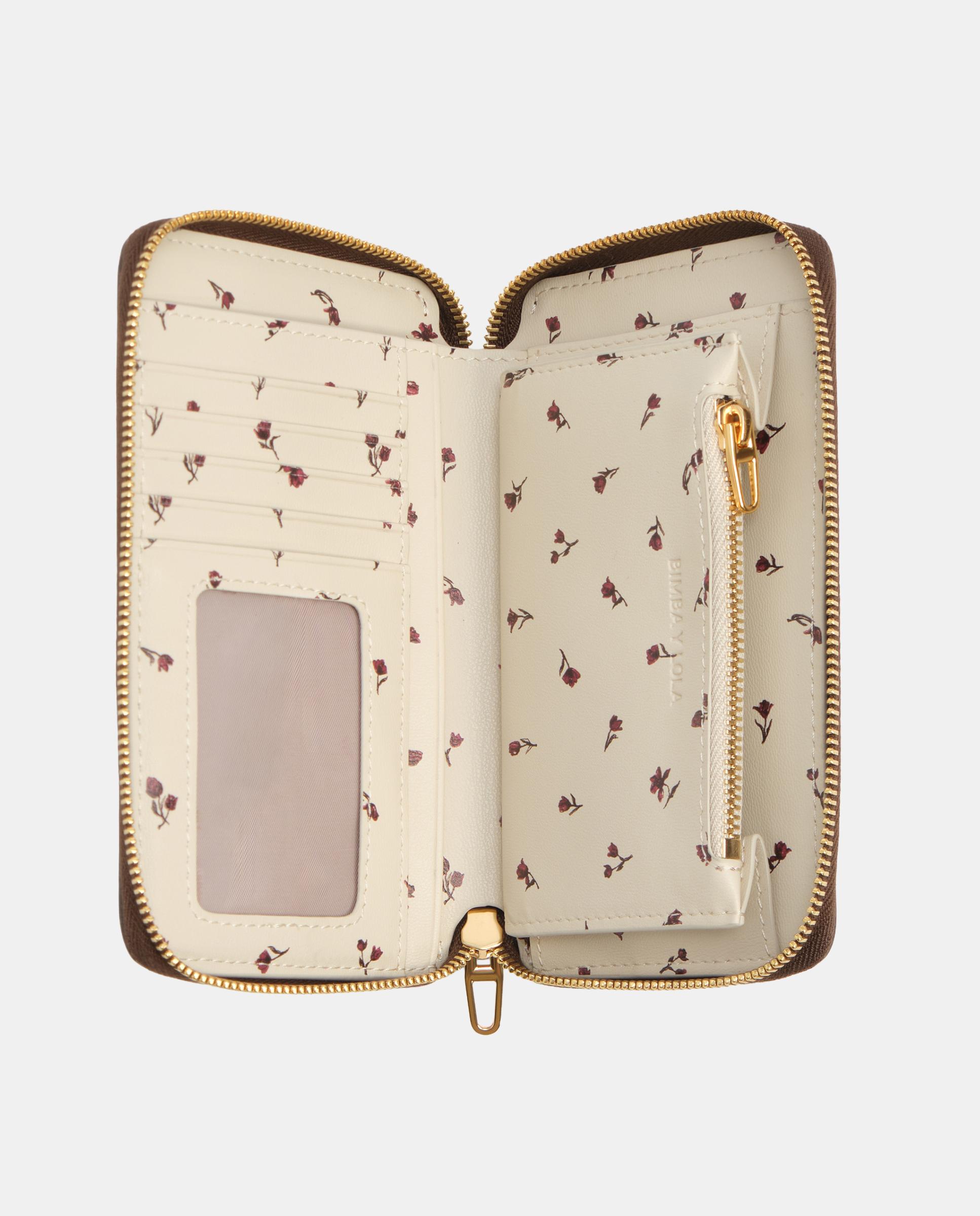 Billetera cremallera mediana piel - Bimba y Lola - Verde Oliva Verde Oliva-4