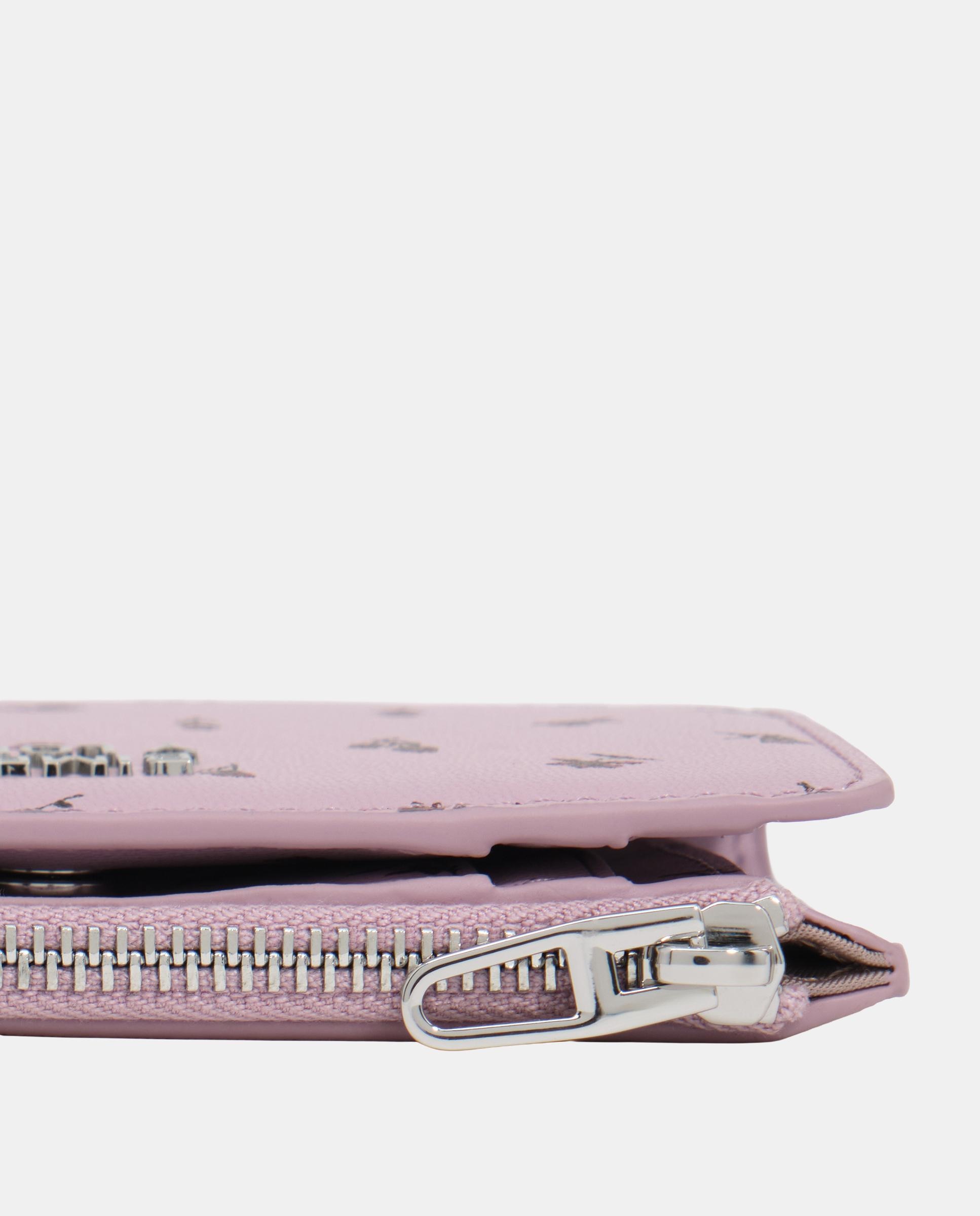 Cartera de mujer compacta piel tulip mini - Bimba y Lola - Malva Malva-2