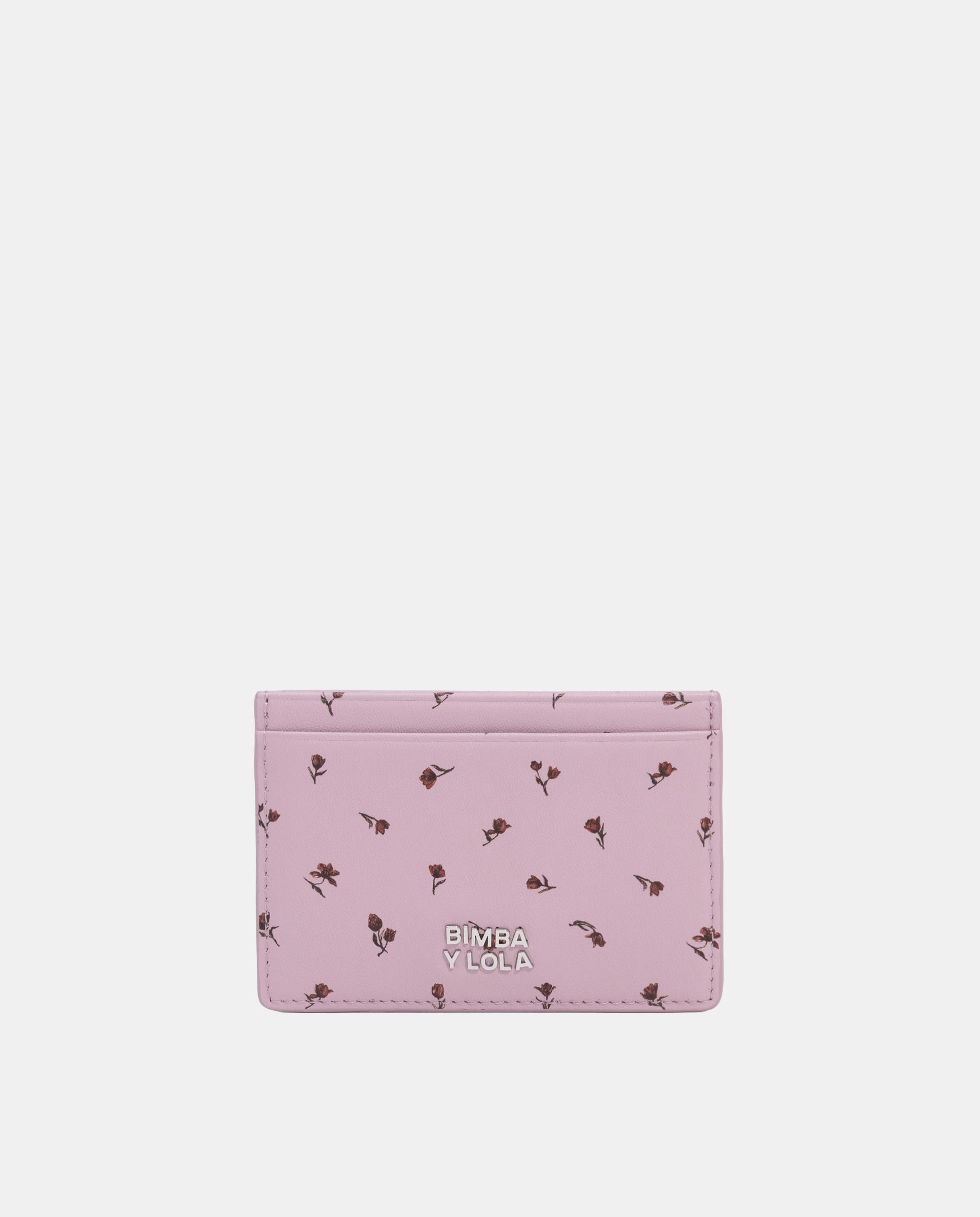 Tarjetero de mujer piel tulip mini - Bimba y Lola - Malva Malva-1