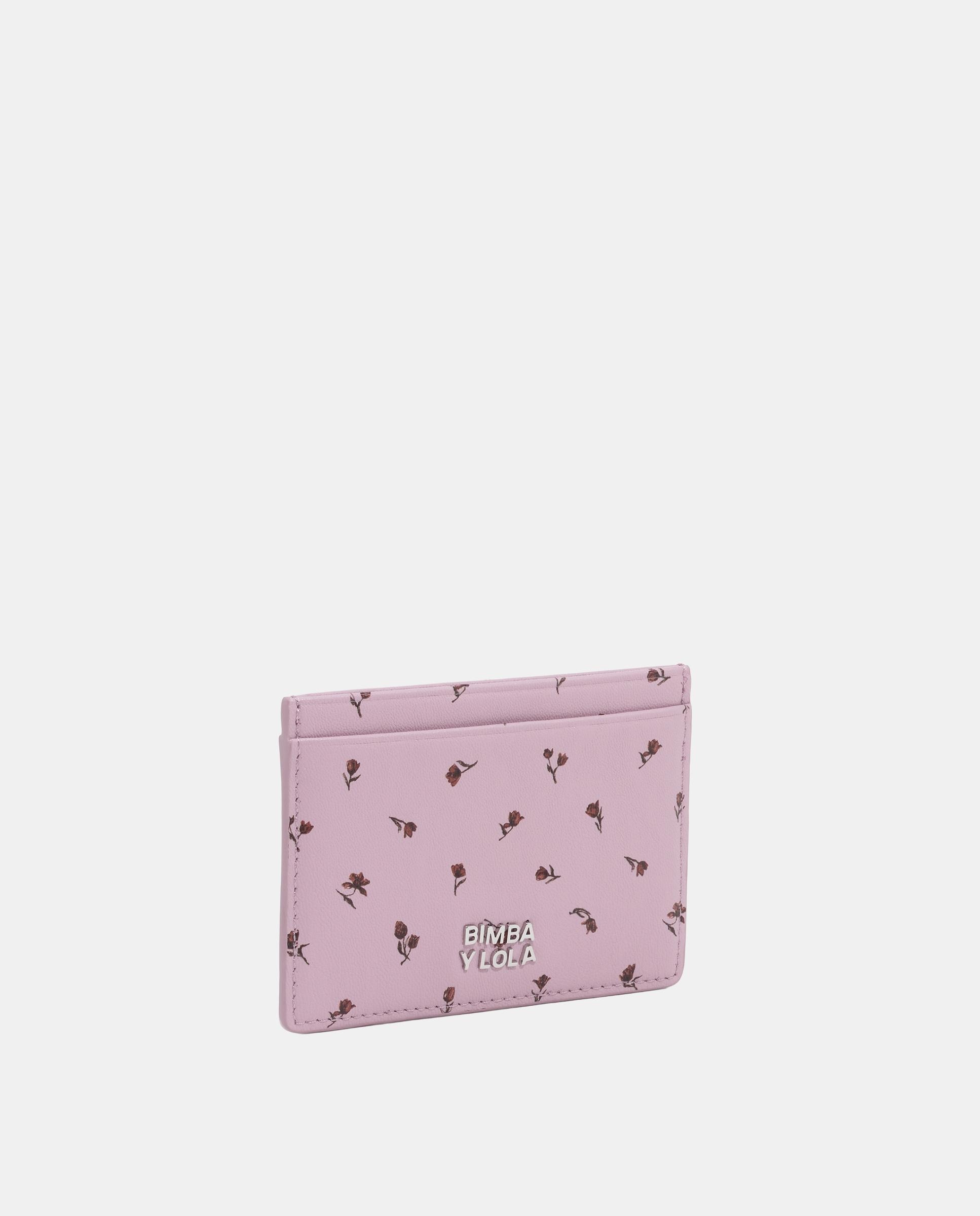 Tarjetero de mujer piel tulip mini - Bimba y Lola - Malva Malva-3