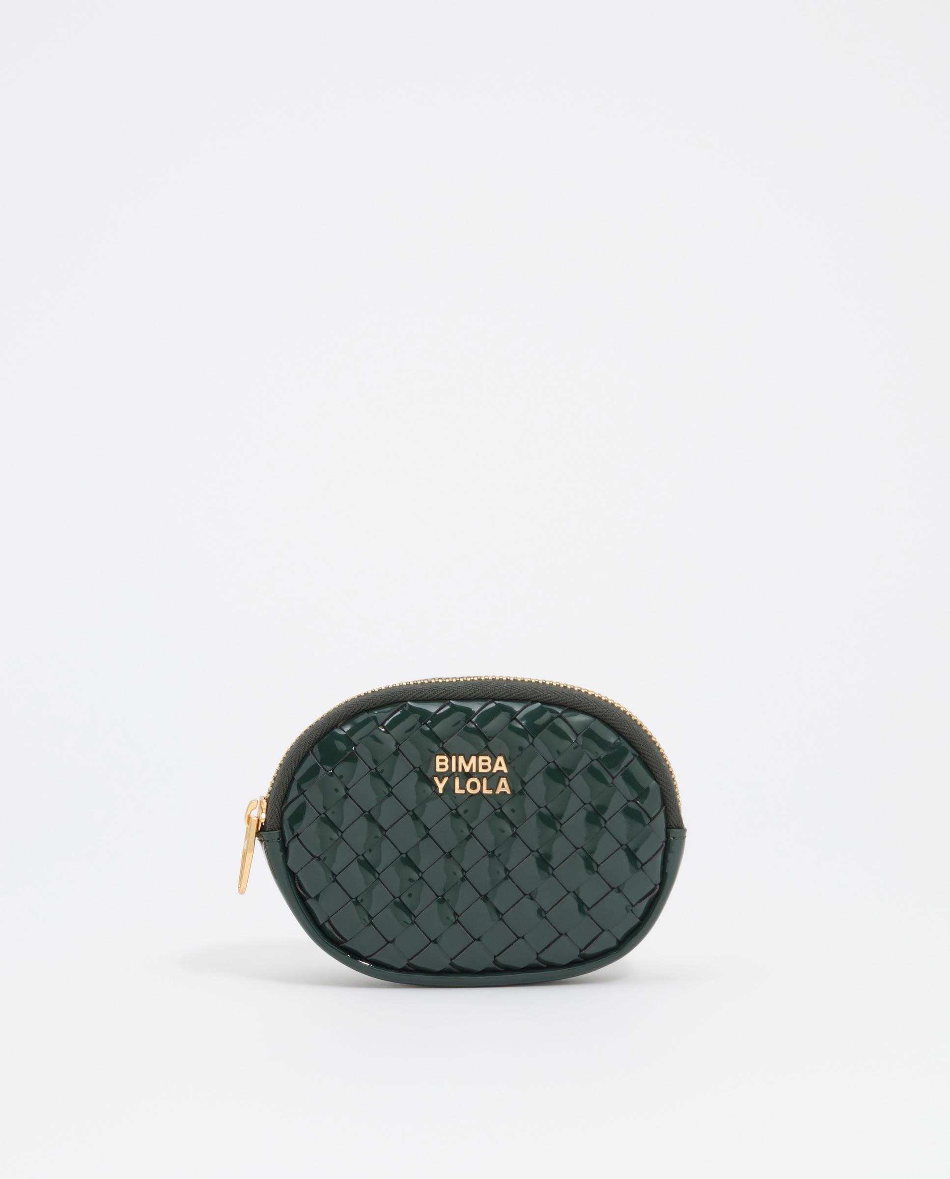 Monedero de mujer ovalado trenzado - Bimba y Lola - Verde Verde-1