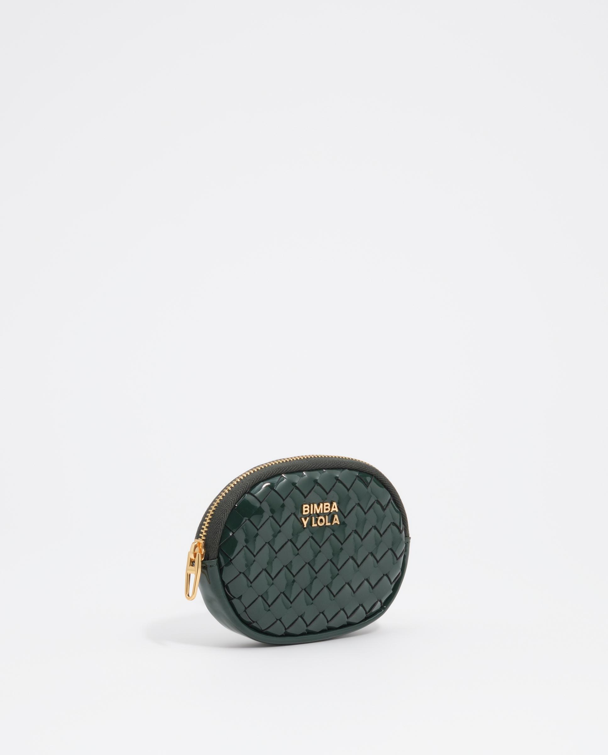 Monedero de mujer ovalado trenzado - Bimba y Lola - Verde Verde-3