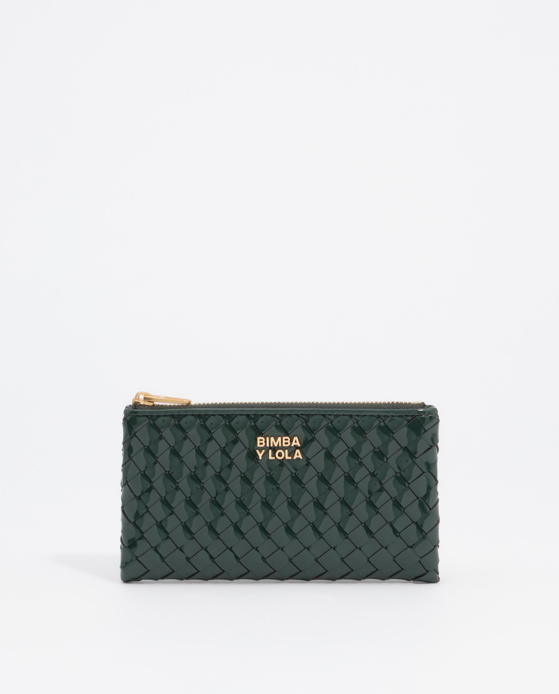 Monedero de mujer trenzado cremallera - Bimba y Lola - Verde Verde-1