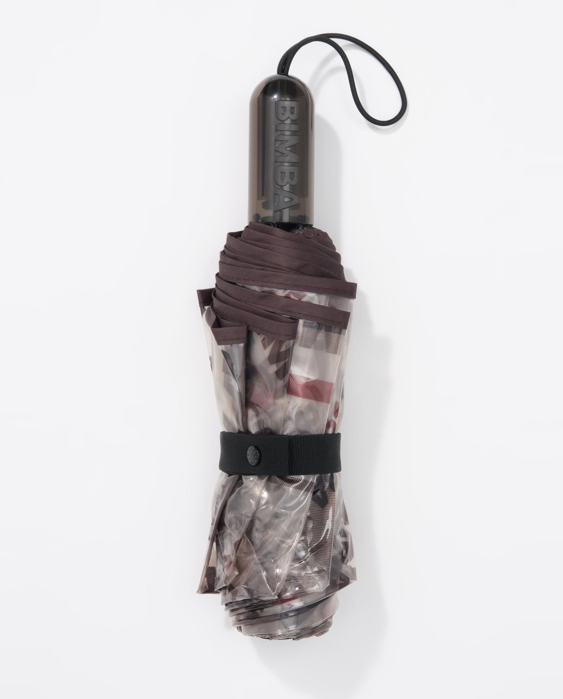 Paraguas estampado cuadros - Bimba y Lola - Negro Negro-1