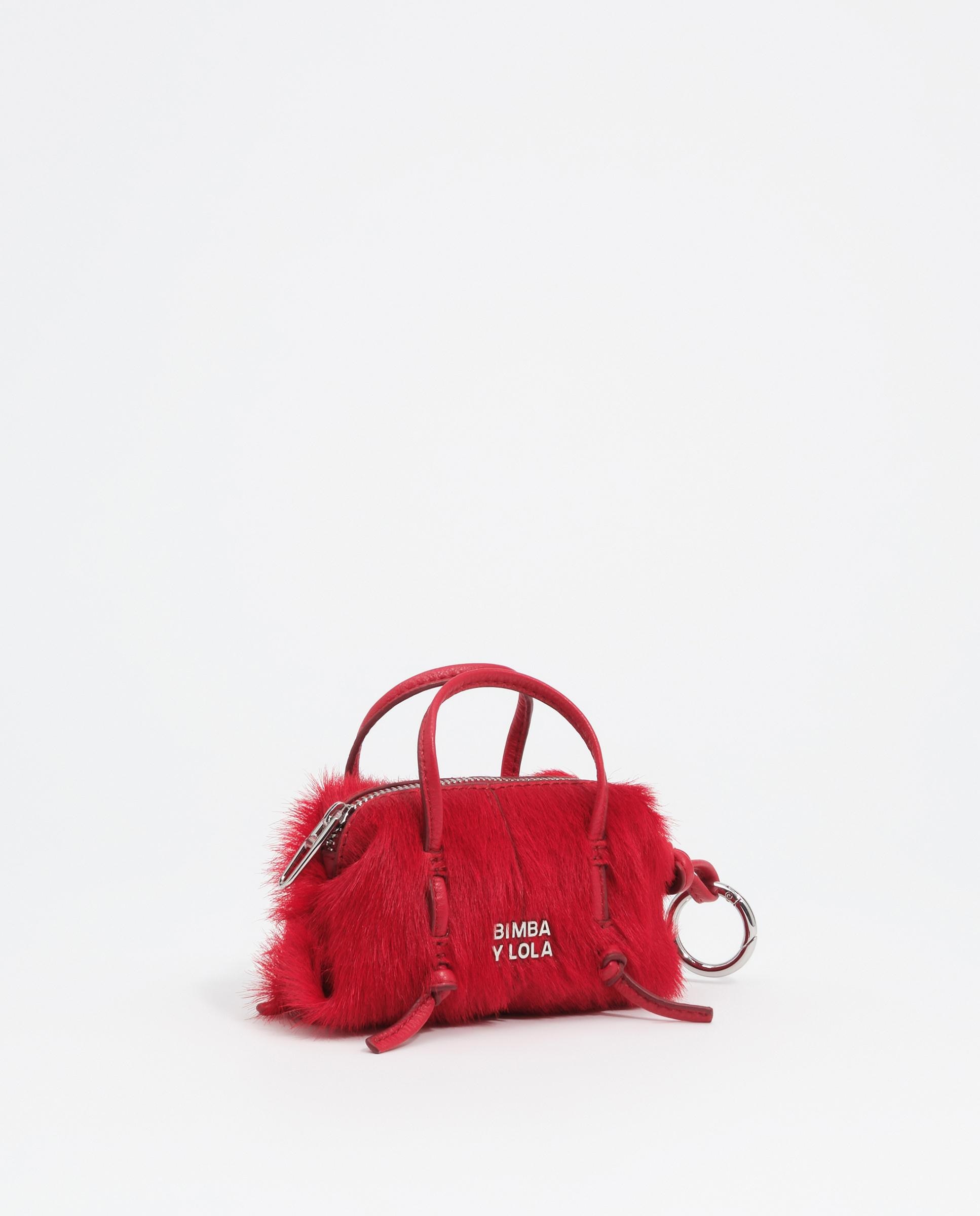 Bolso de mano de mujer lolita micro pelo - Bimba y Lola - Rojo Rojo-3