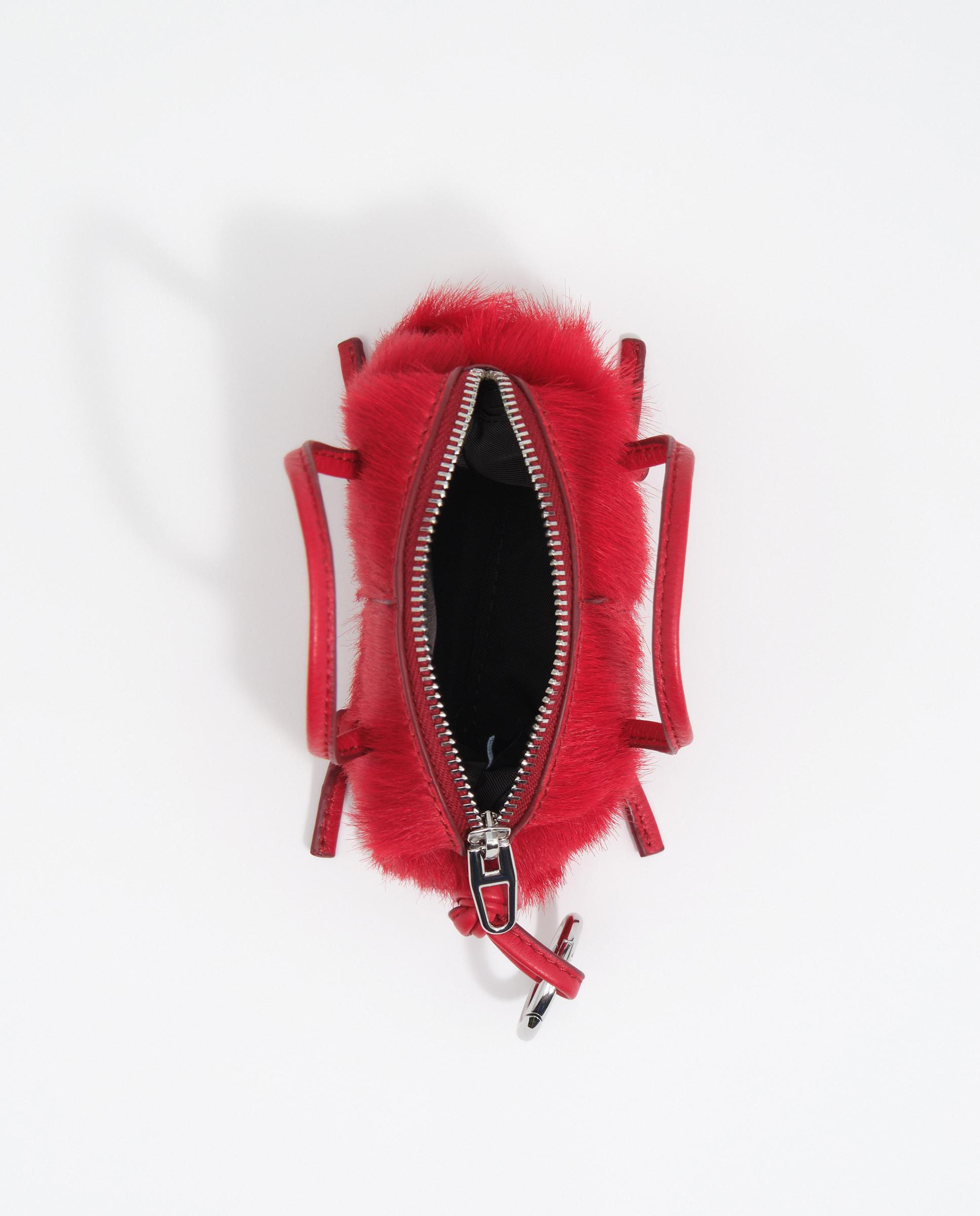 Bolso de mano de mujer lolita micro pelo - Bimba y Lola - Rojo Rojo-2