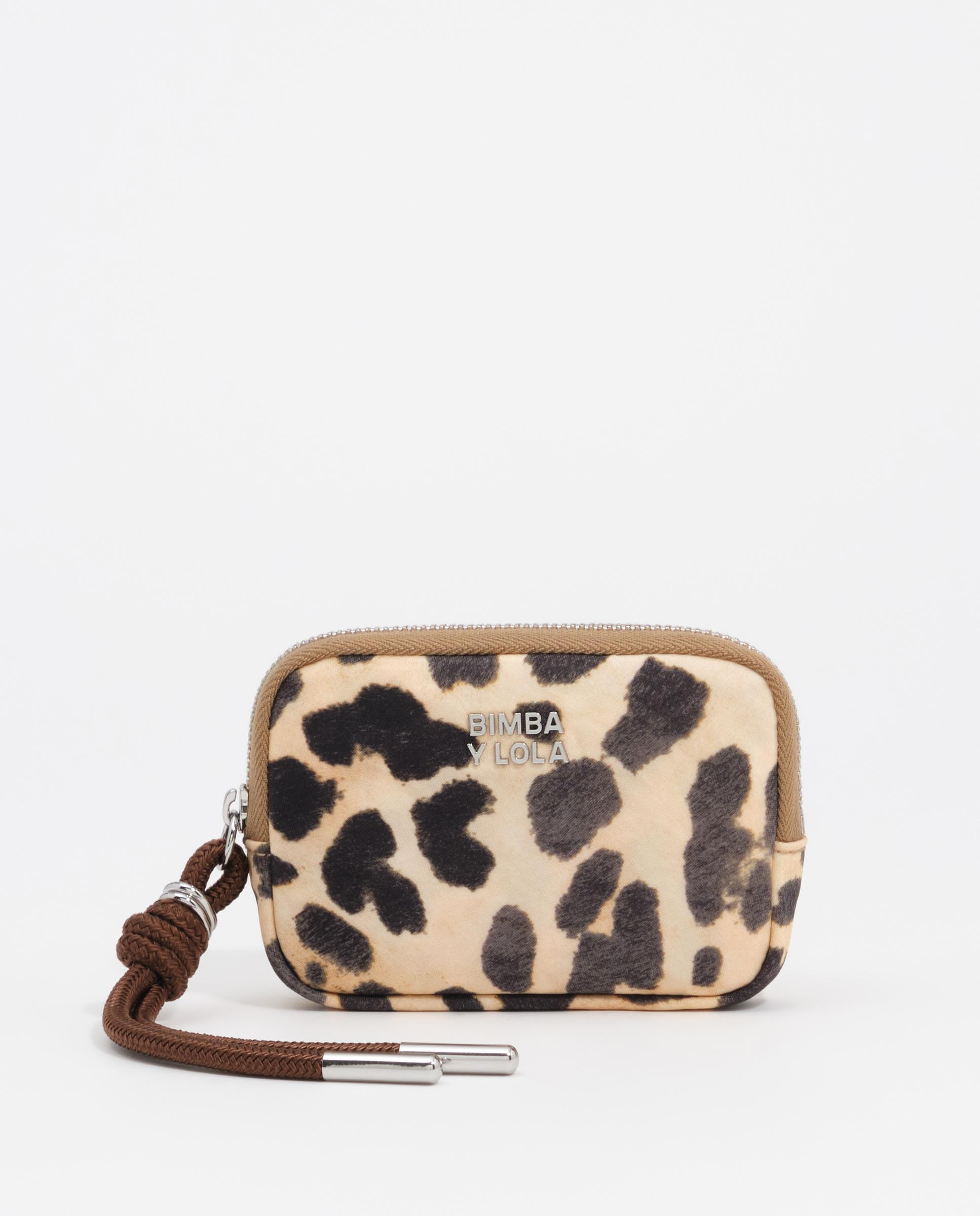 Monedero de mujer nylon leopard - Bimba y Lola - Natural Natural-1