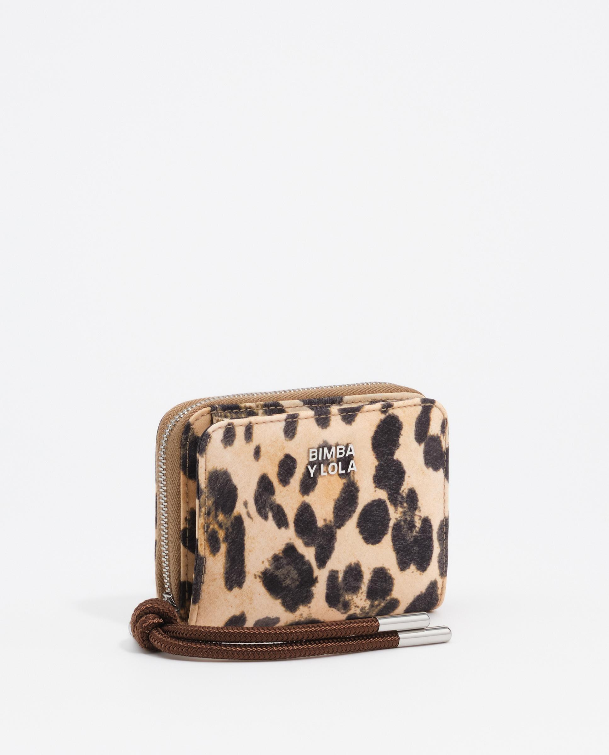 Cartera de mujer solapa leopard - Bimba y Lola - Natural Natural-3