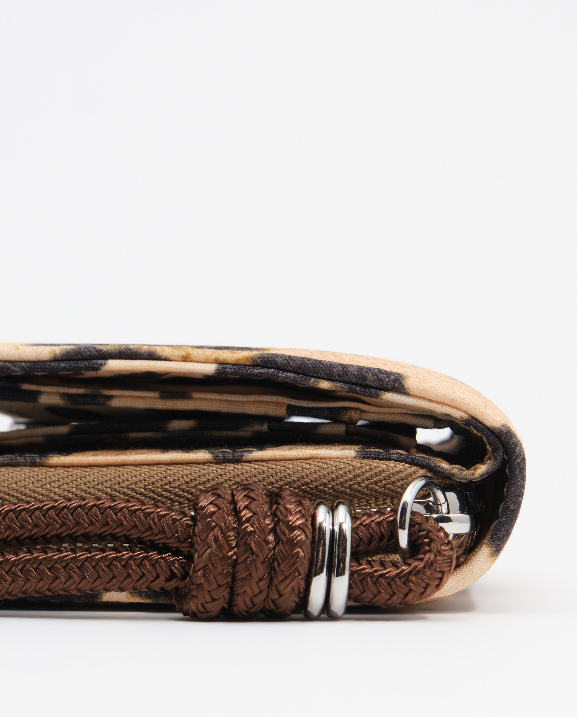 Cartera de mujer solapa leopard - Bimba y Lola - Natural Natural-2
