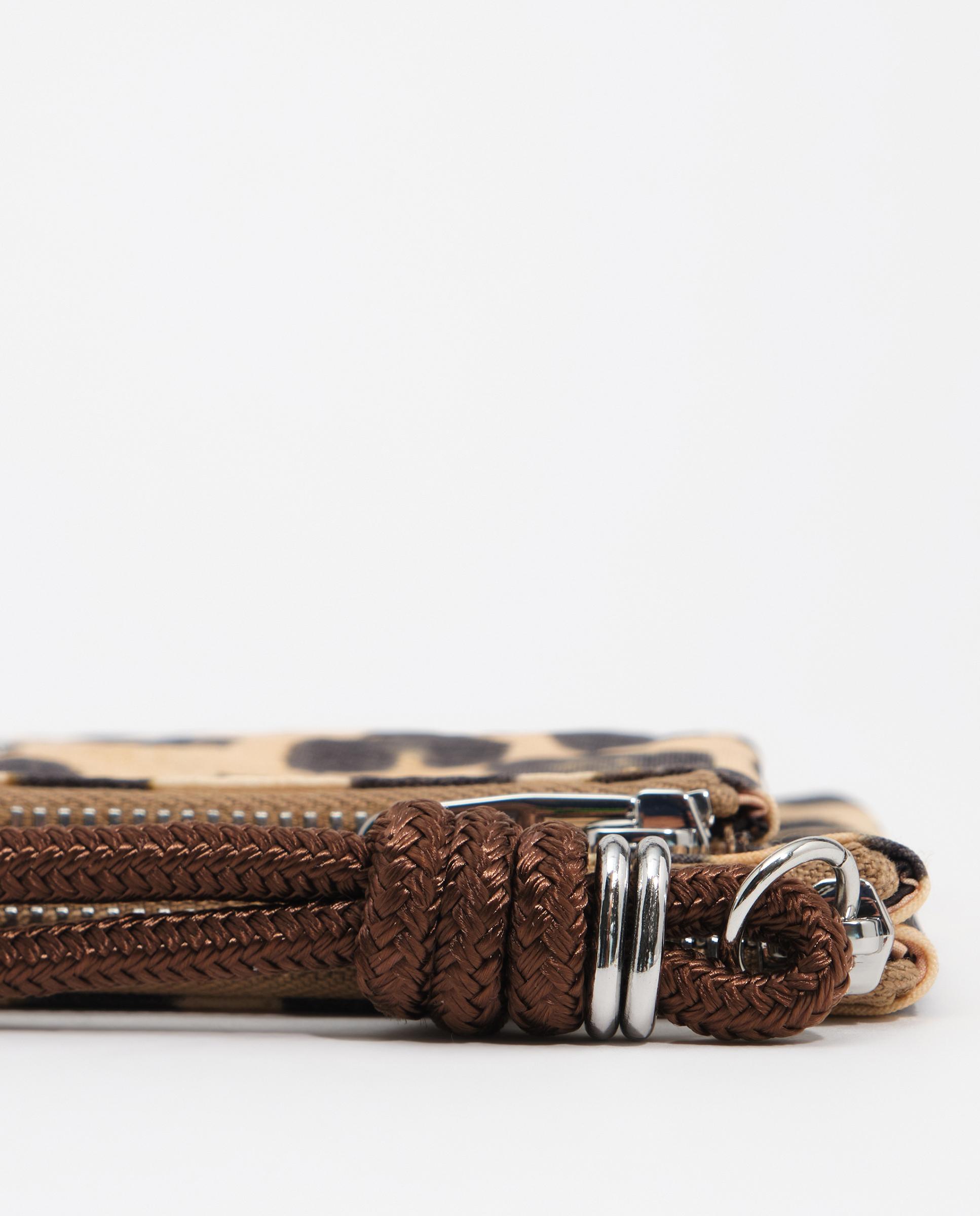 Cartera de mujer pocket nylon leopard - Bimba y Lola - Natural Natural-2