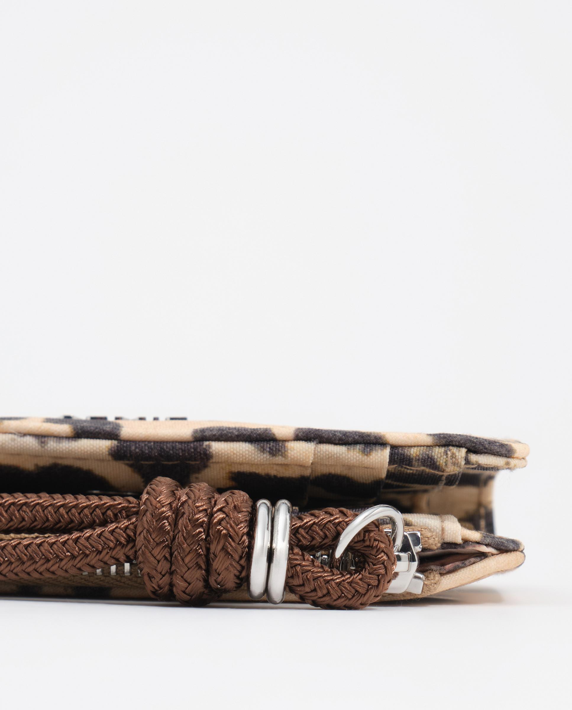 Cartera de mujer compacta nylon leopard - Bimba y Lola - Natural Natural-2