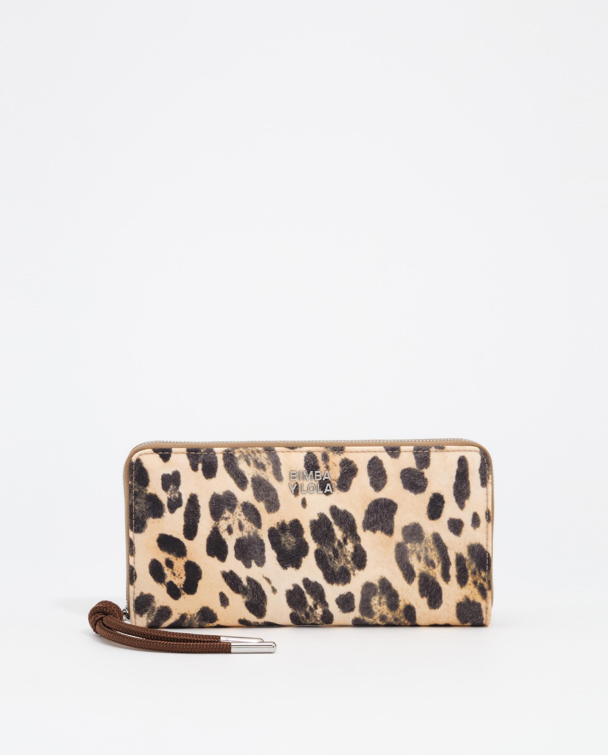 Monedero de mujer nylon leopard - Bimba y Lola - Natural Natural-1